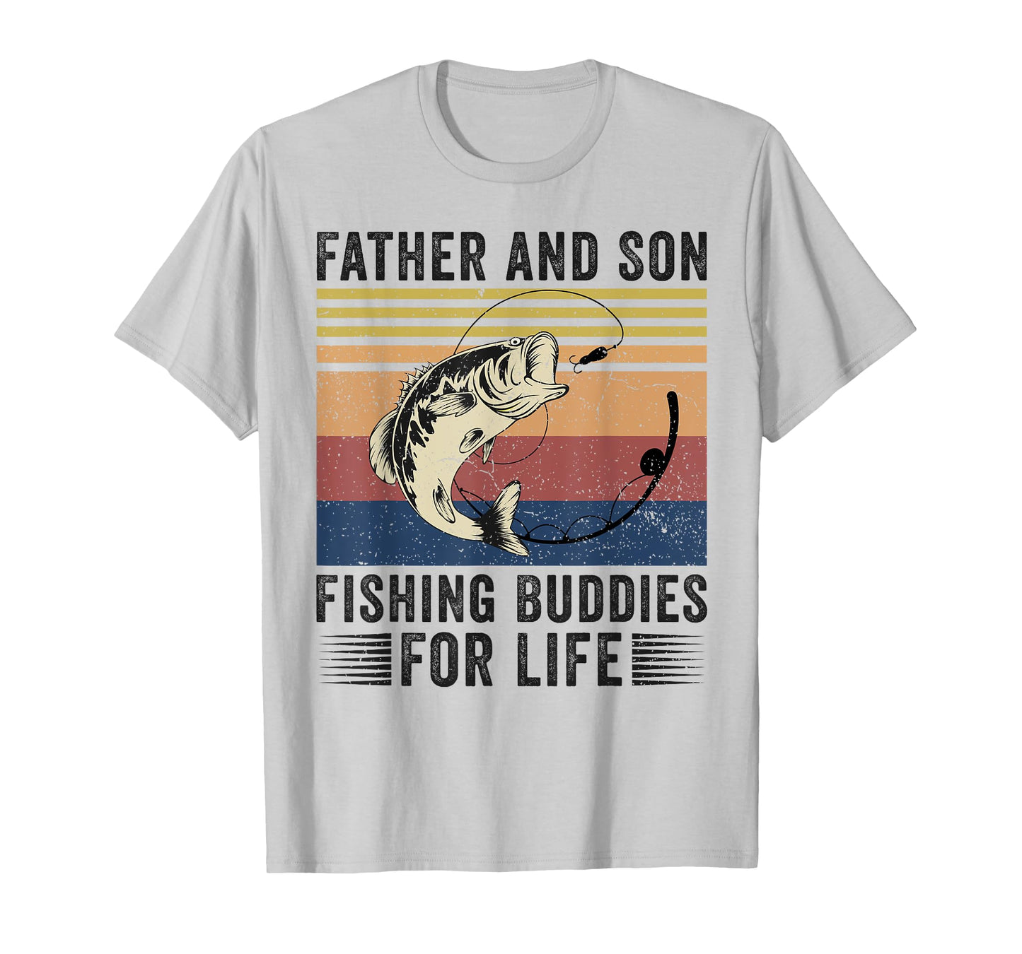 Father and Son Fishing Buddies for Life T-Shirt