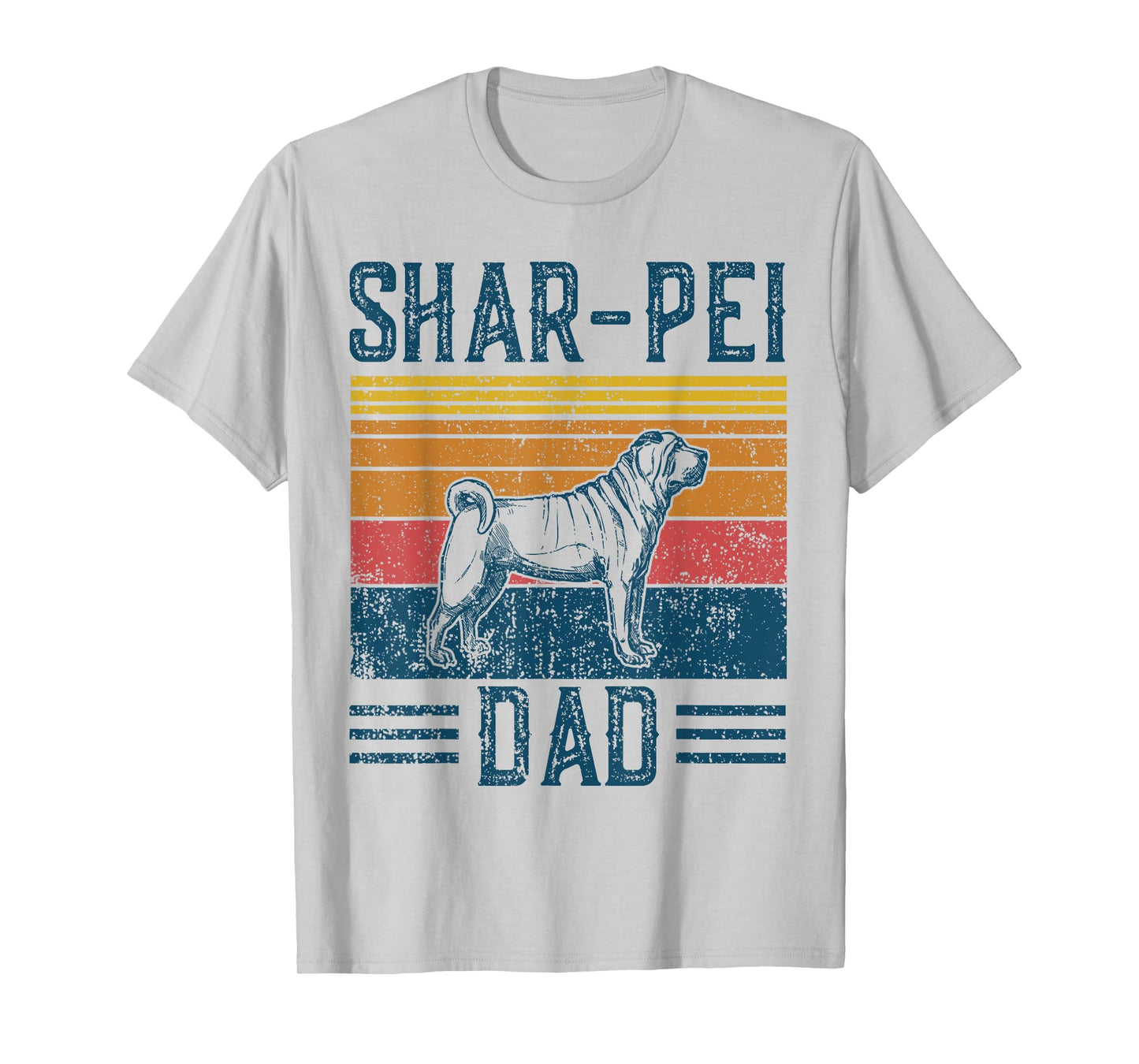 Dog Shar-Pei Dad - Vintage Shar Pei Dad T-Shirt