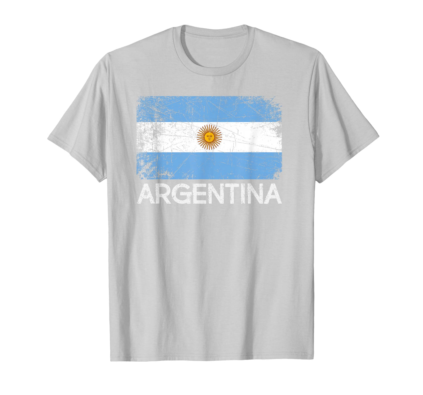 Argentinian Flag T-Shirt | Vintage Made in Argentina Gift T-Shirt