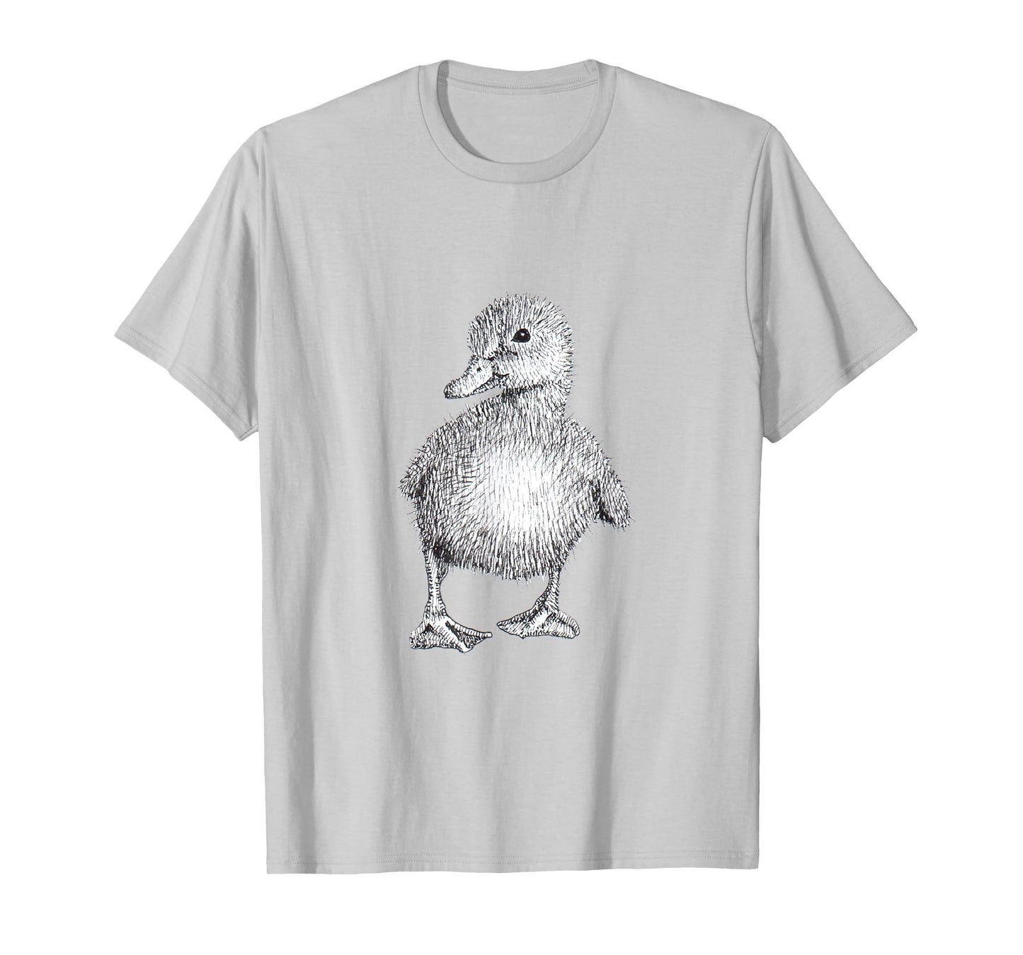 Duckling Cute Pen & Ink Drawing T-Shirt T-Shirt