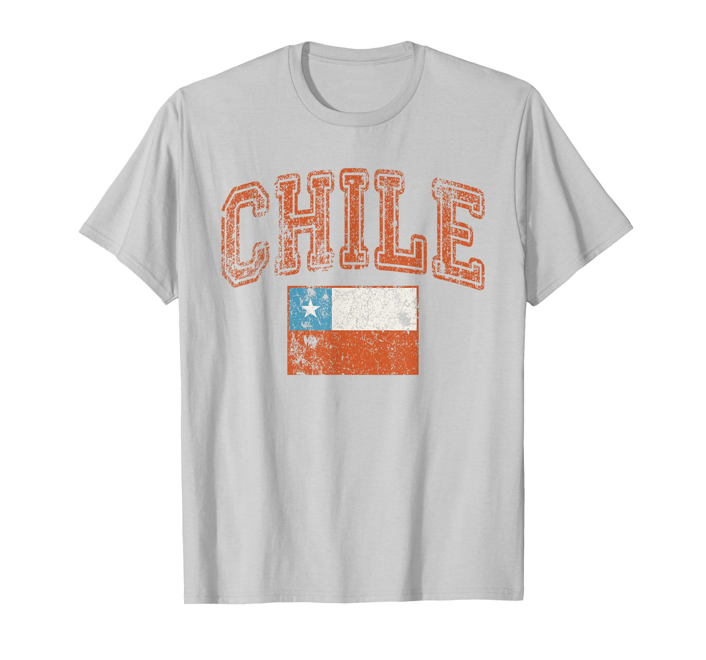 Vintage Retro Faded Chile Flag Chilean Pride T-Shirt