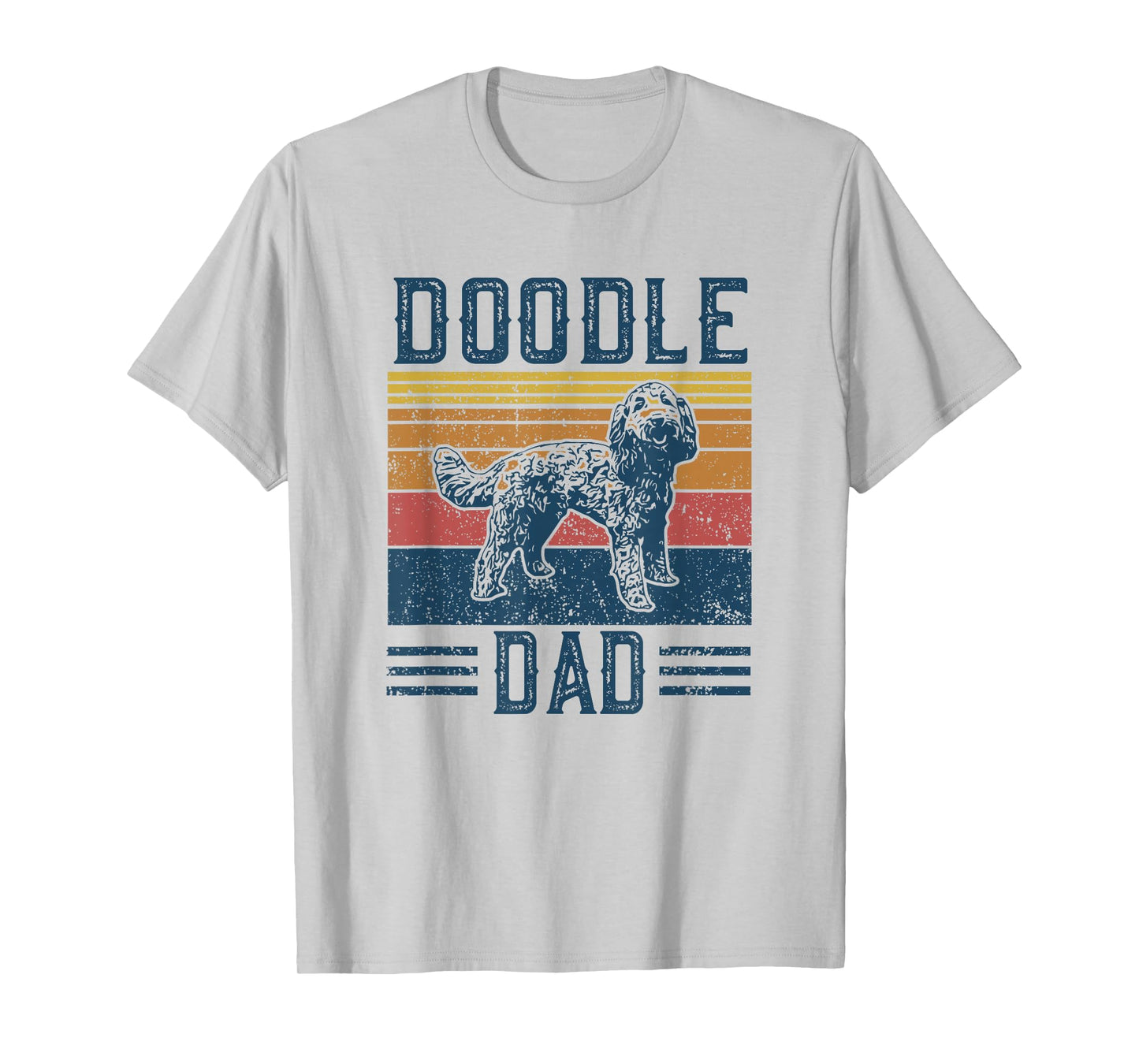 Funny Vintage Doodle Dad - Aussie Doodle & Goldendoodle T-Shirt