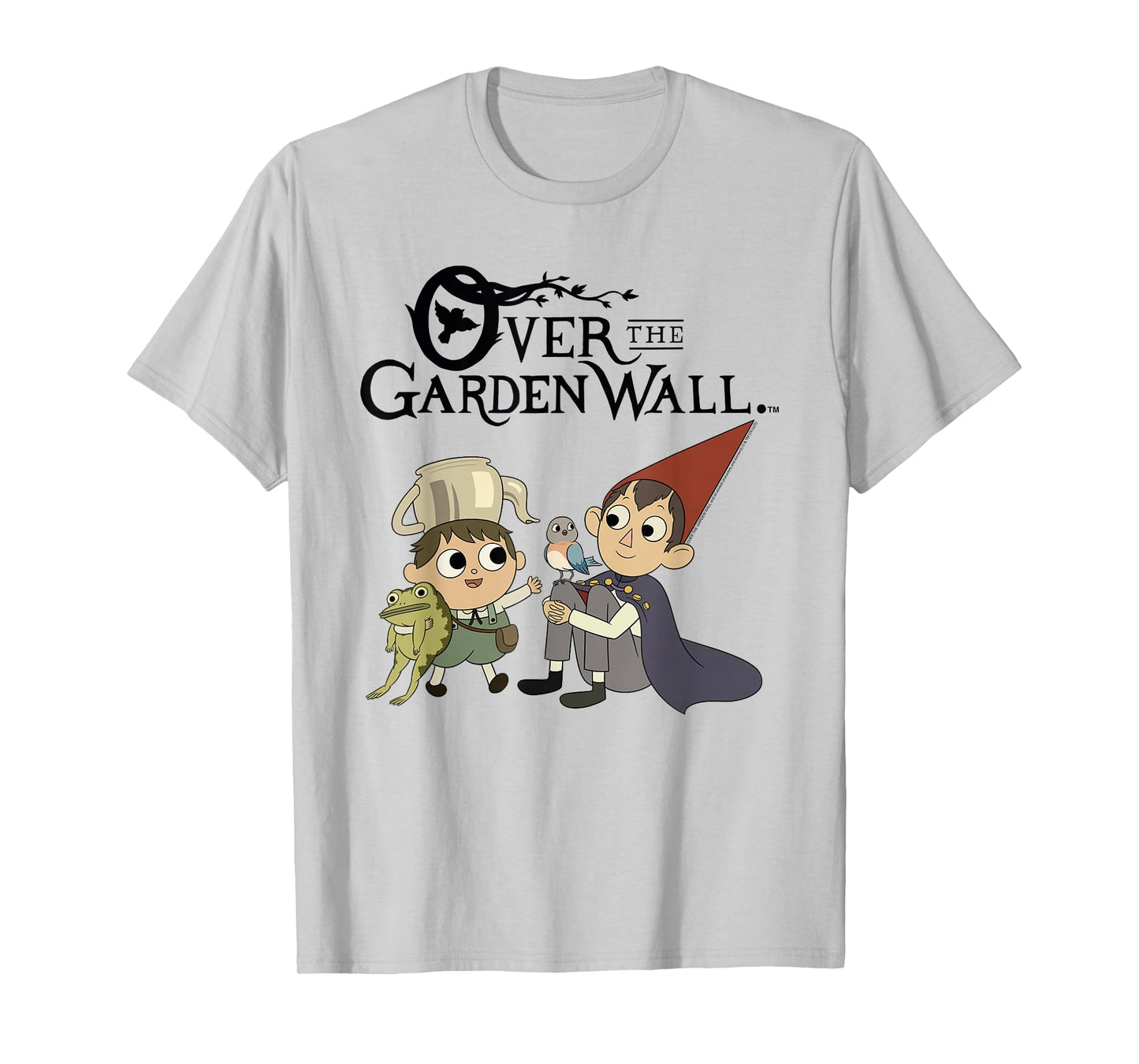 Over The Garden Wall Cast of Characters with Logo Cartoon T-Shirt