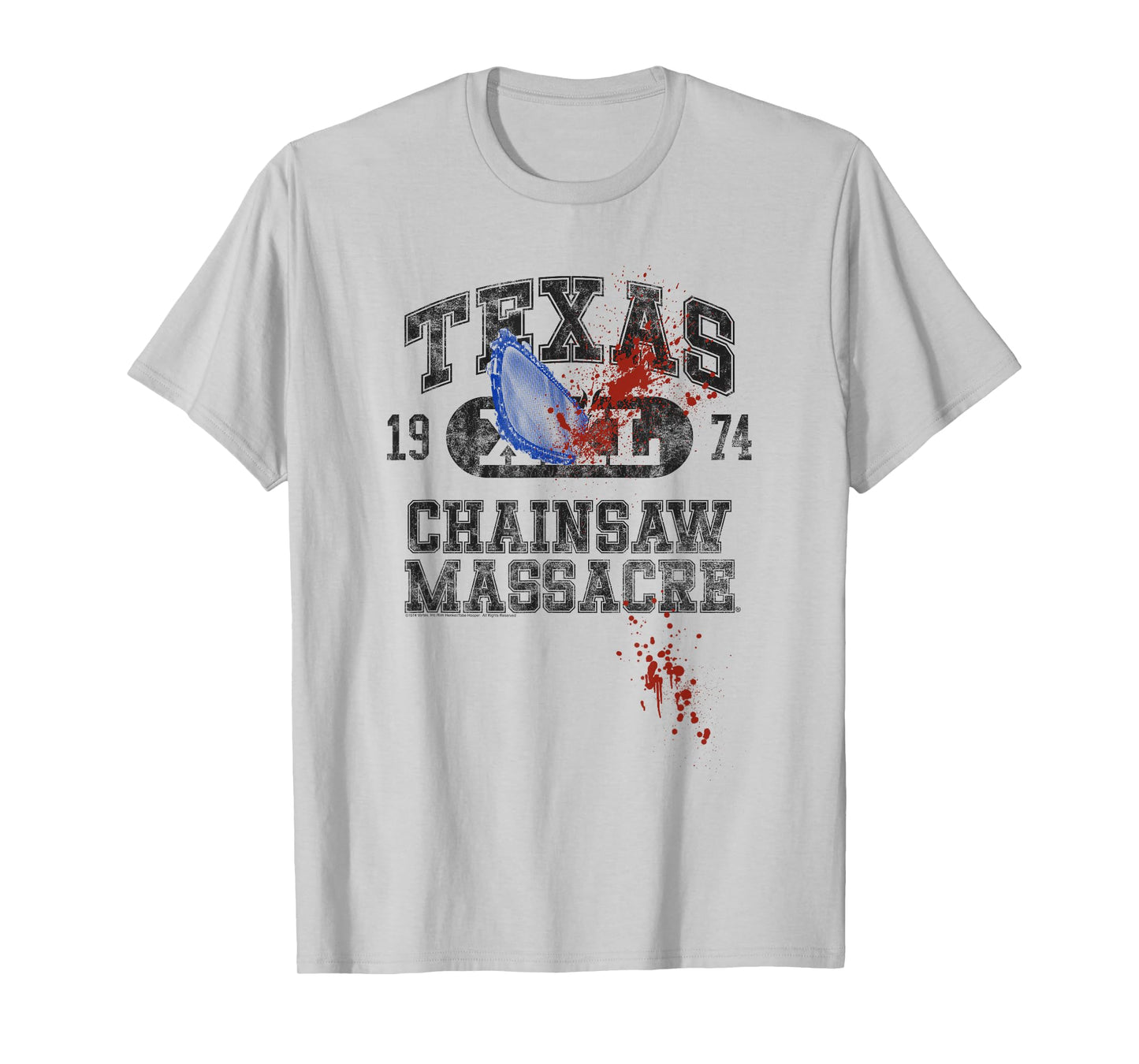The Texas Chainsaw Massacre Athletic Logo with Chainsaw T-Shirt