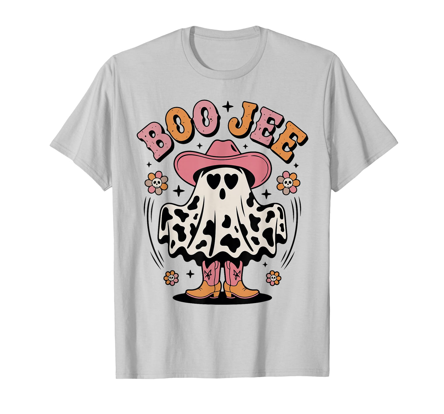 Halloween Boo JEE Ghost Cowgirl Cute Teen Girl Toddler Women T-Shirt