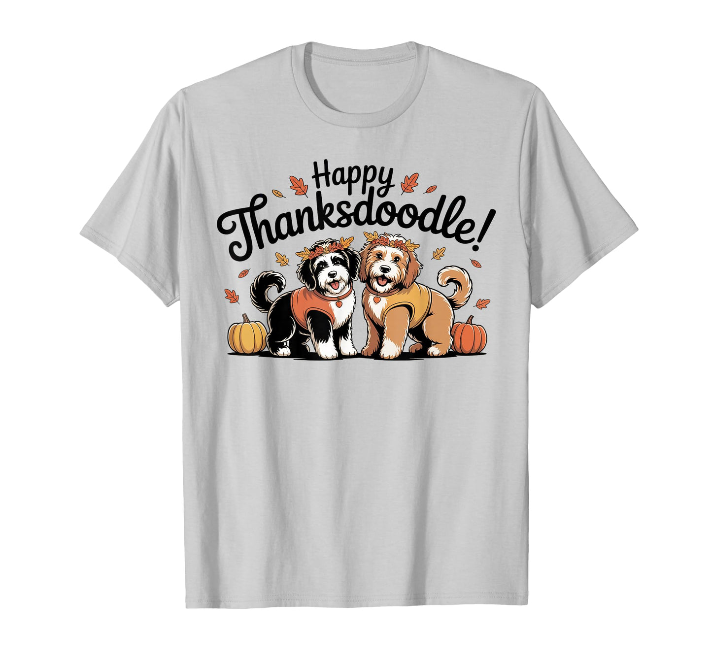 Funny Goldendoodle Thanksgiving Design with Cute Doodle Dog T-Shirt