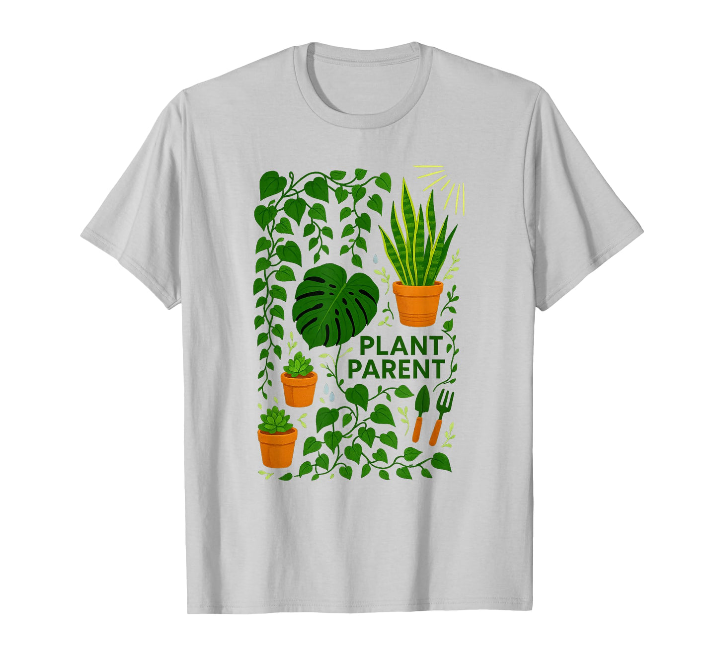 Plant Parent Life - Green Thumb Botanical Wellness T-Shirt
