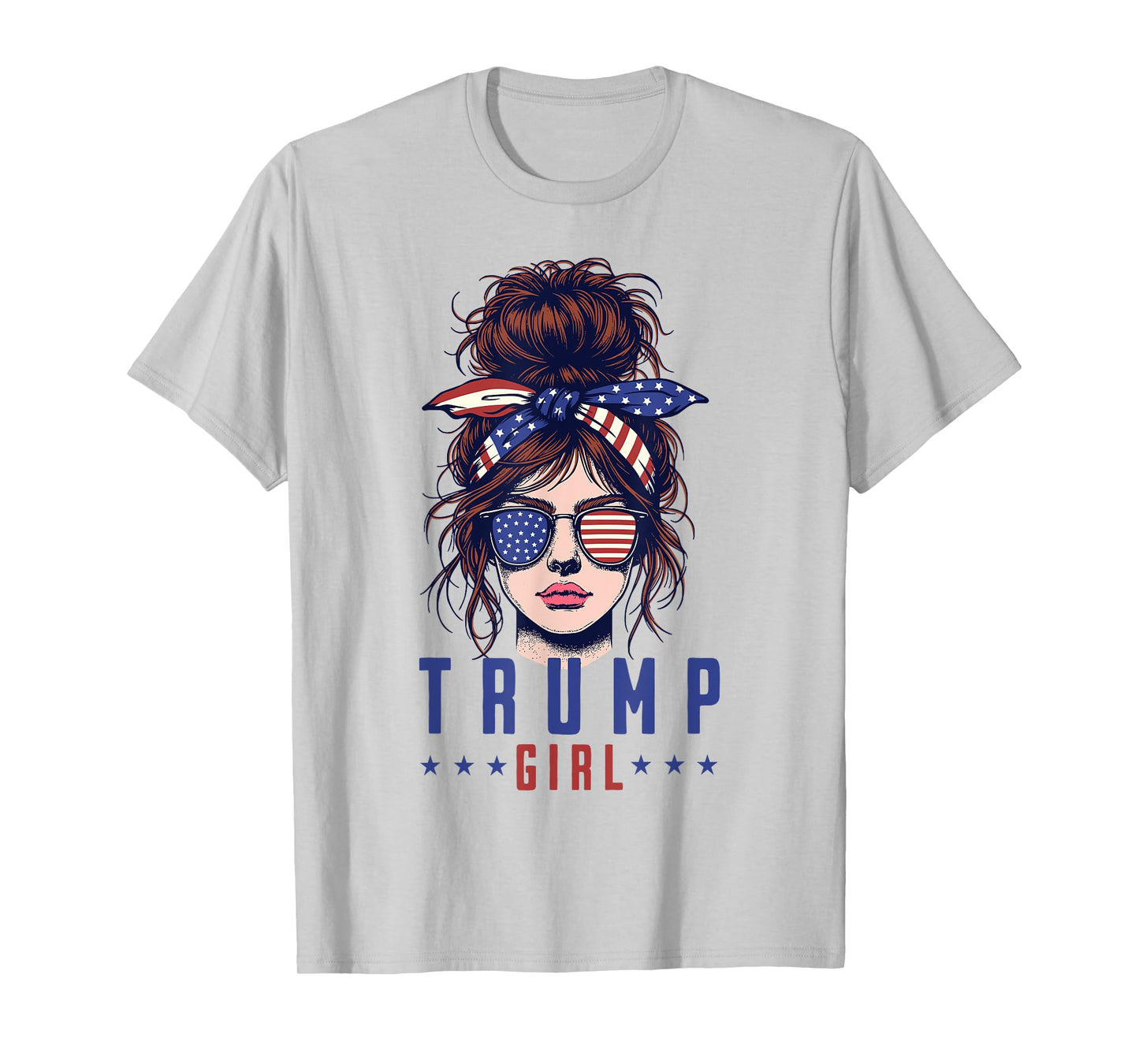Women Yes I'm A Trump Girl Get Over It Trump 2024 Election T-Shirt