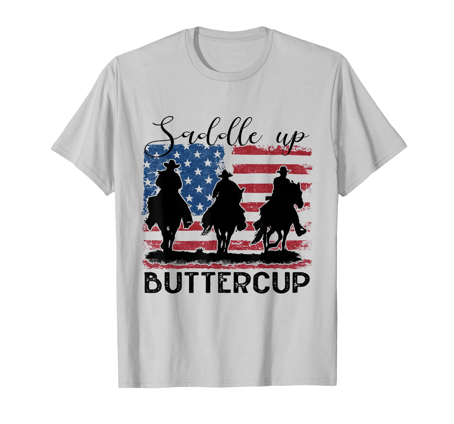 Saddle Up Buttercup Western Country Cowboy Cowgirl Vintage T-Shirt