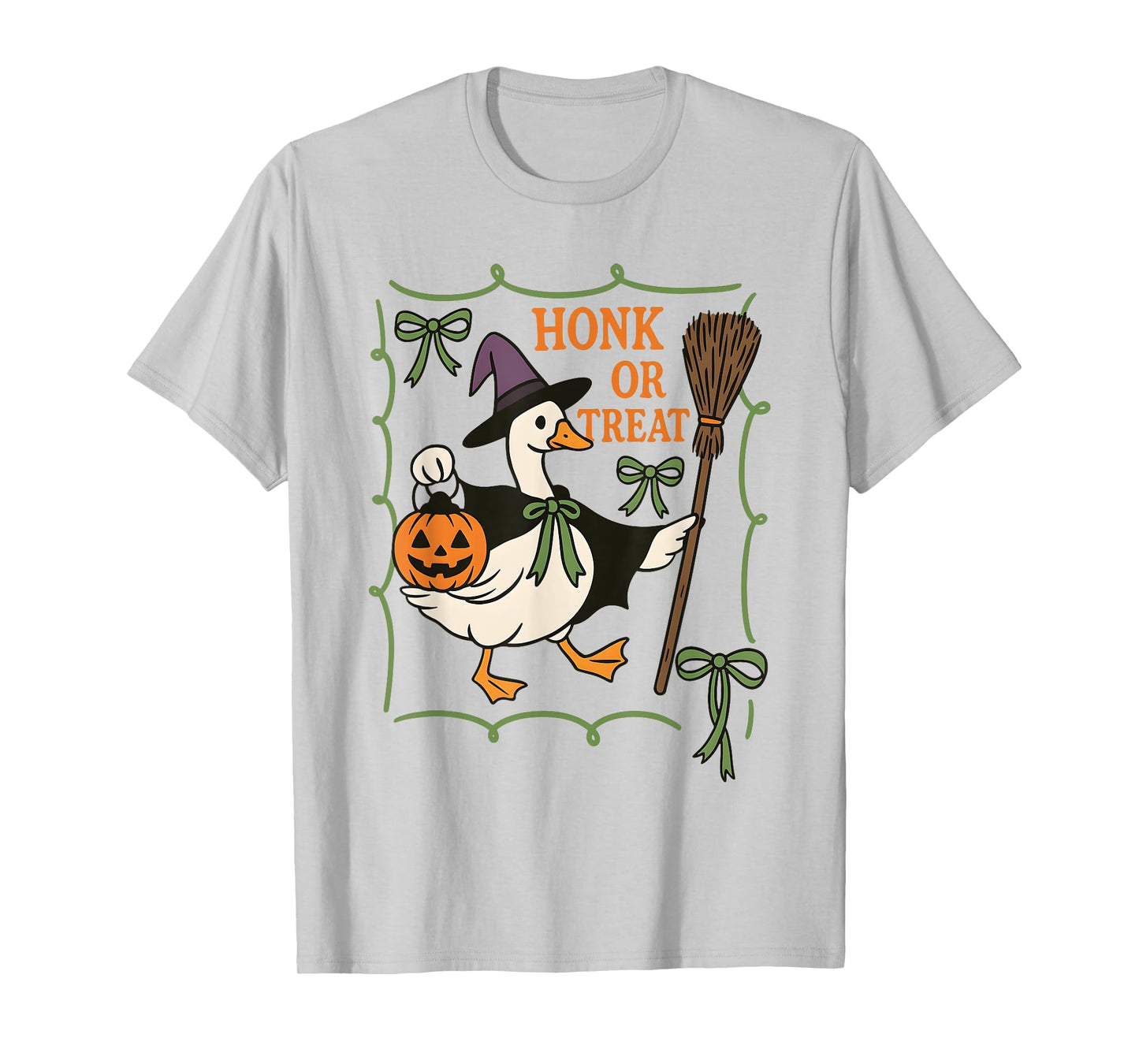 Toddler Goose Halloween Honk or Treat, Funny Spooky Vibes T-Shirt