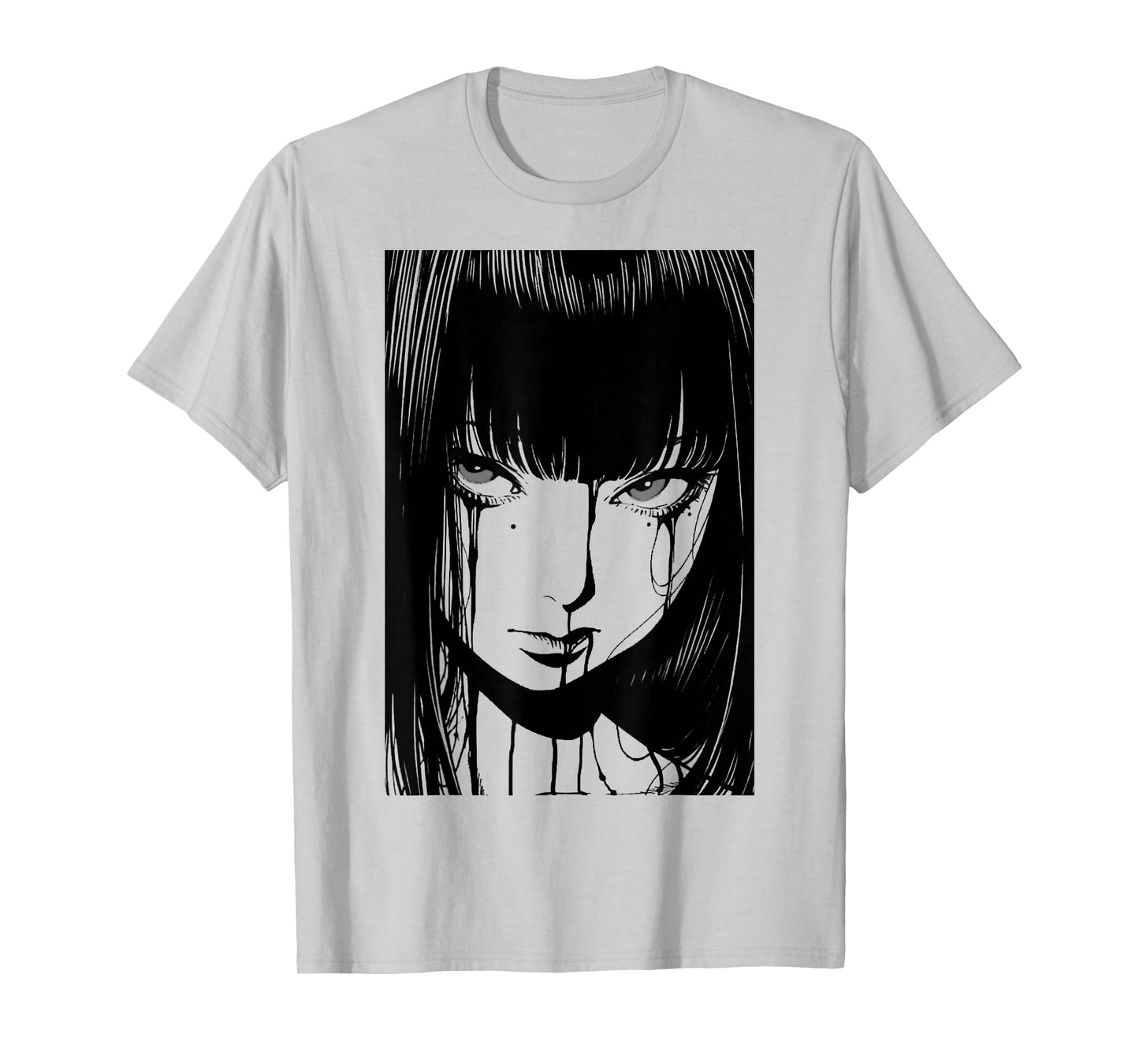 Creepy Japanese Anime Manga Horror | Pastel Goth Grunge T-Shirt