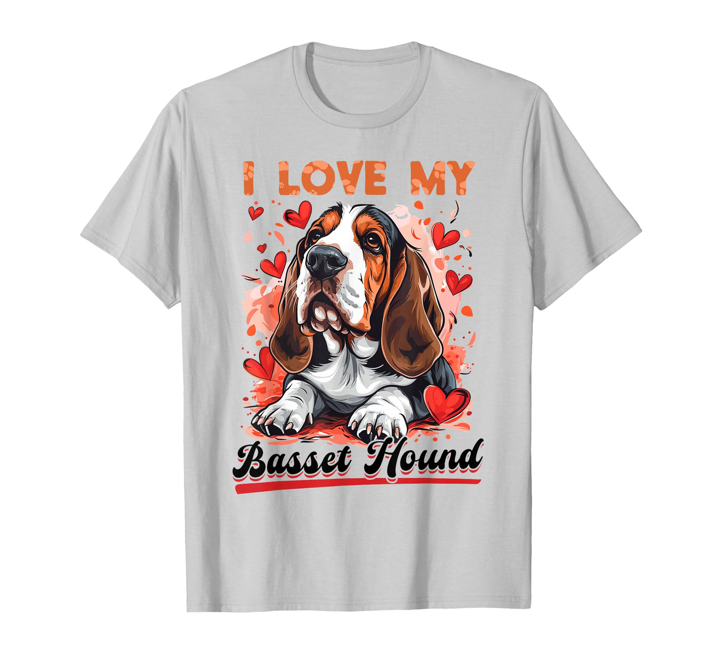 Basset Hound Dog Breed I Love my Basset Hound T-Shirt