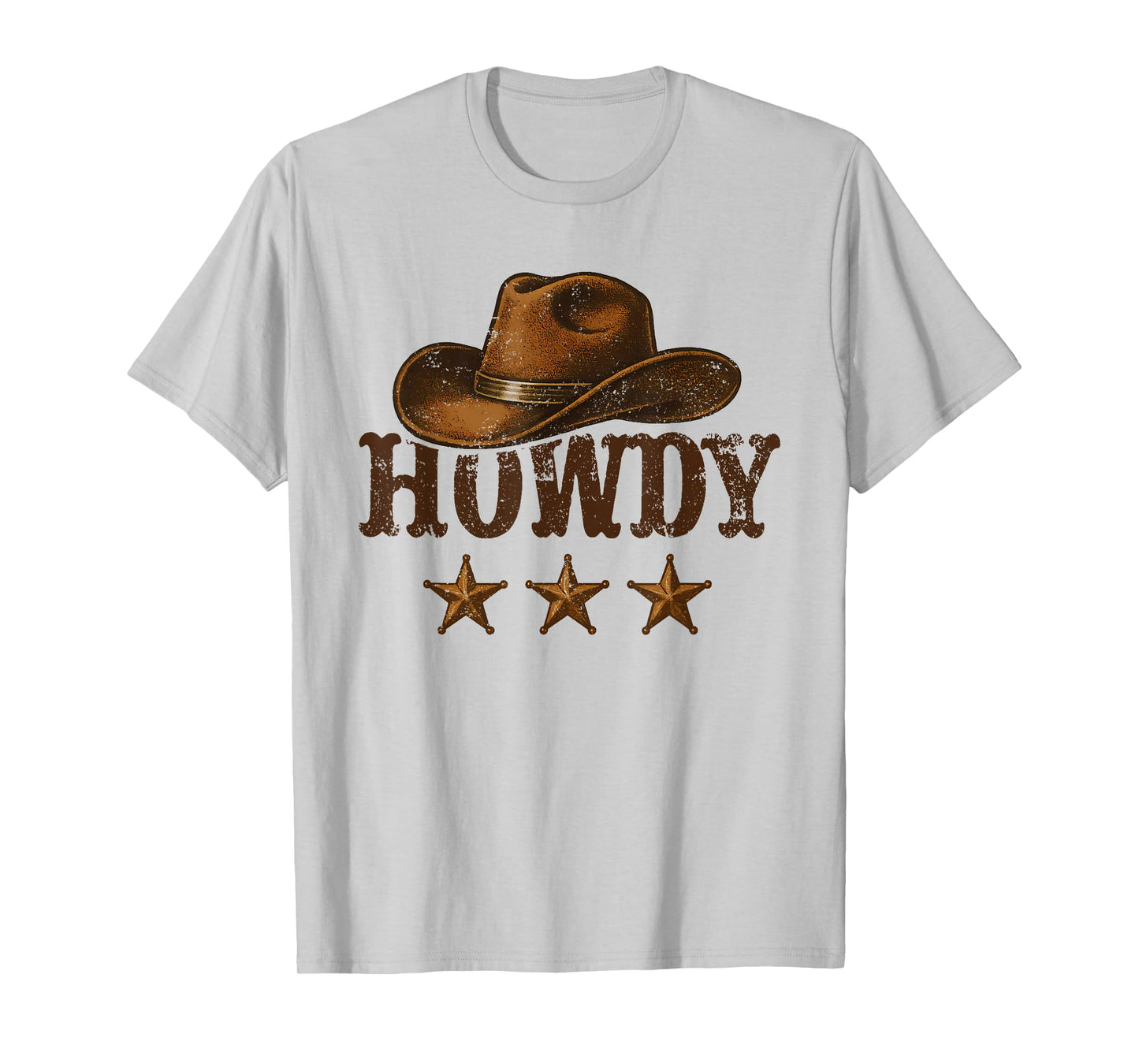 Vintage Cowboy Cowgirl Rodeo Hat Western Country Howdy T-Shirt
