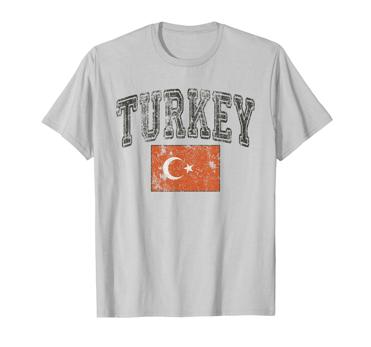 Vintage Retro Faded Turkey Flag Turkish Pride T-Shirt