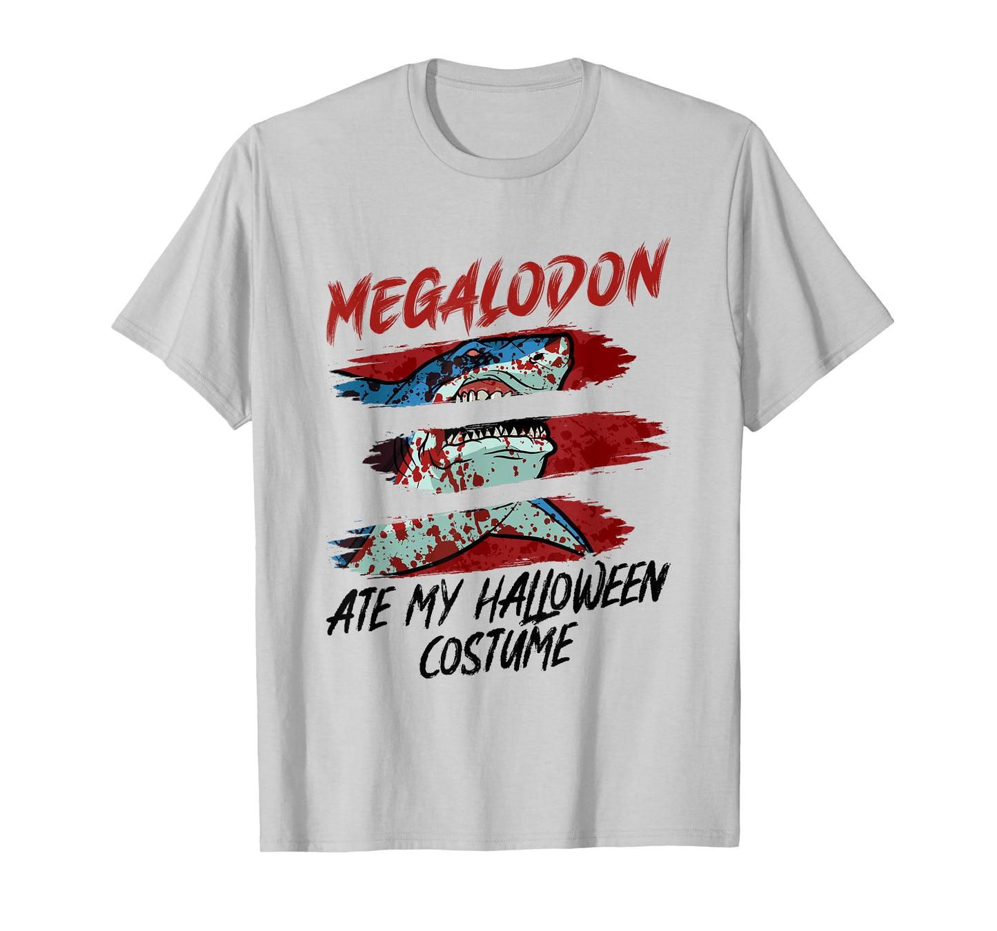 Megalodon Ate My Halloween Costume - Megalodon Halloween T-Shirt