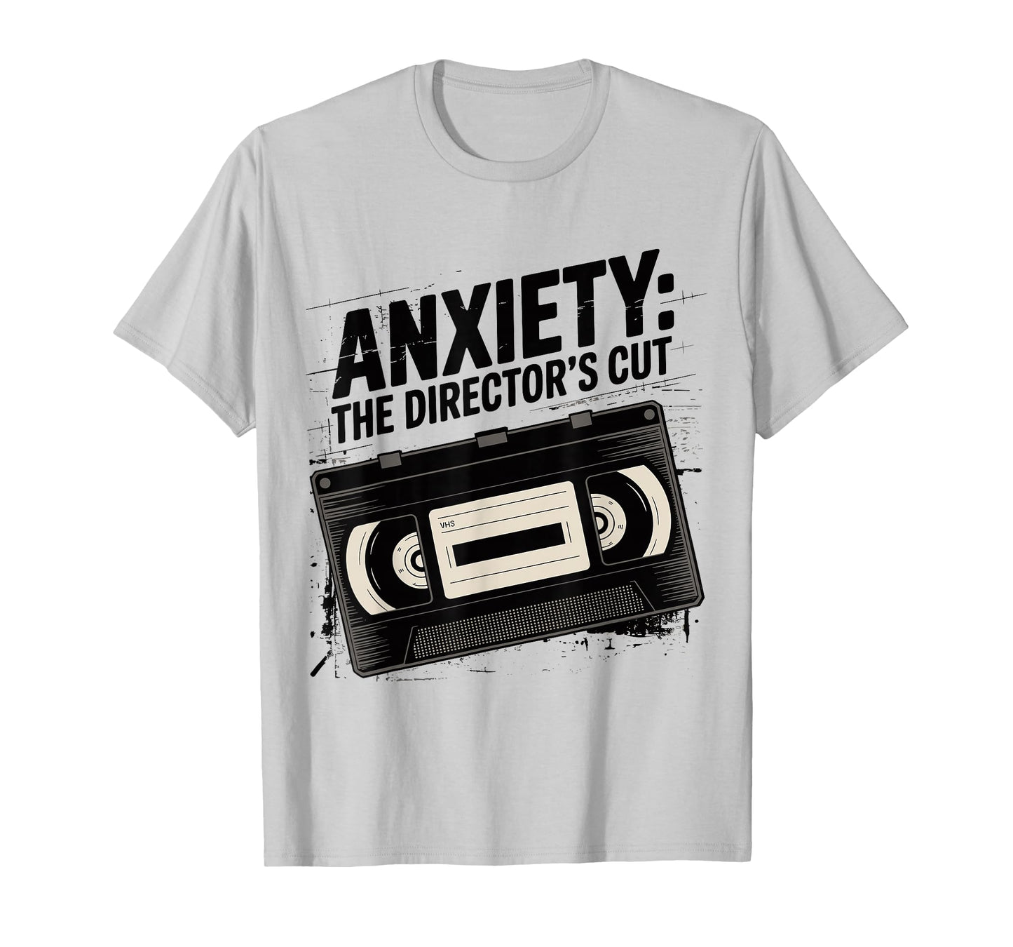 Anxiety The Director’s Cut Retro VHS Apparel Design T-Shirt
