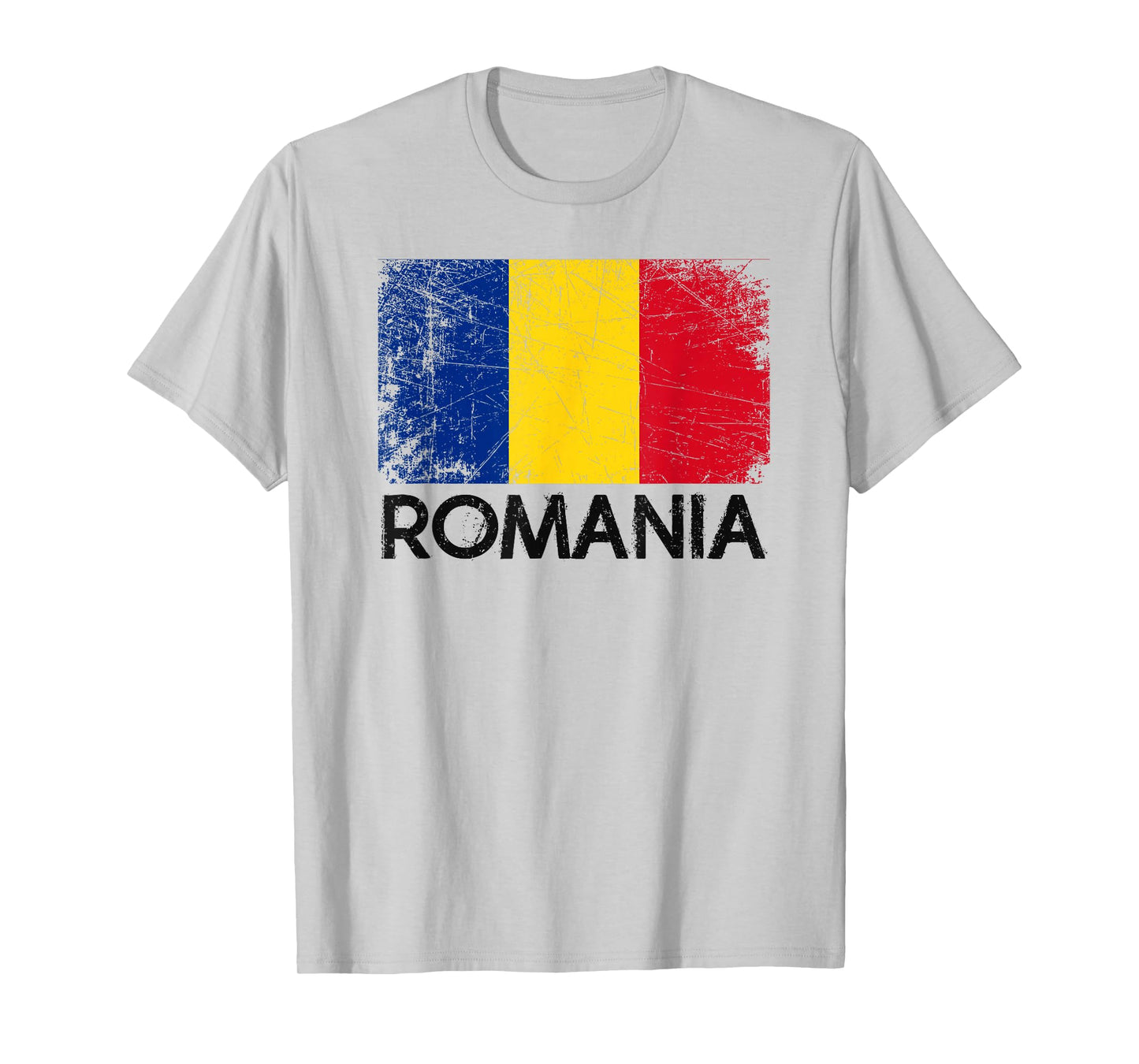 Romanian Flag T-Shirt | Vintage Made In Romania Gift T-Shirt