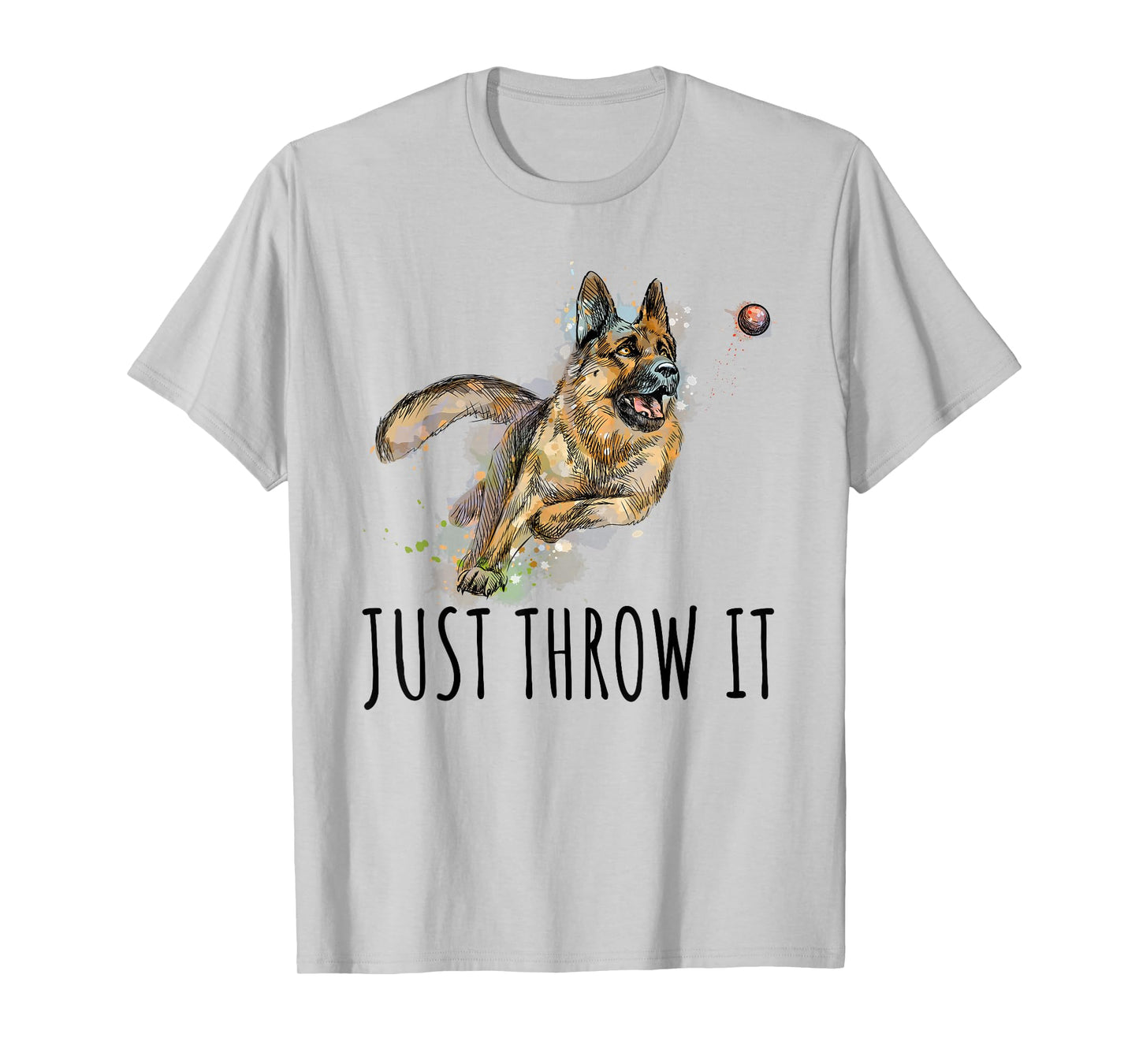 Belgian Malinois Love Just Throw It Play Fetch Dog T-Shirt