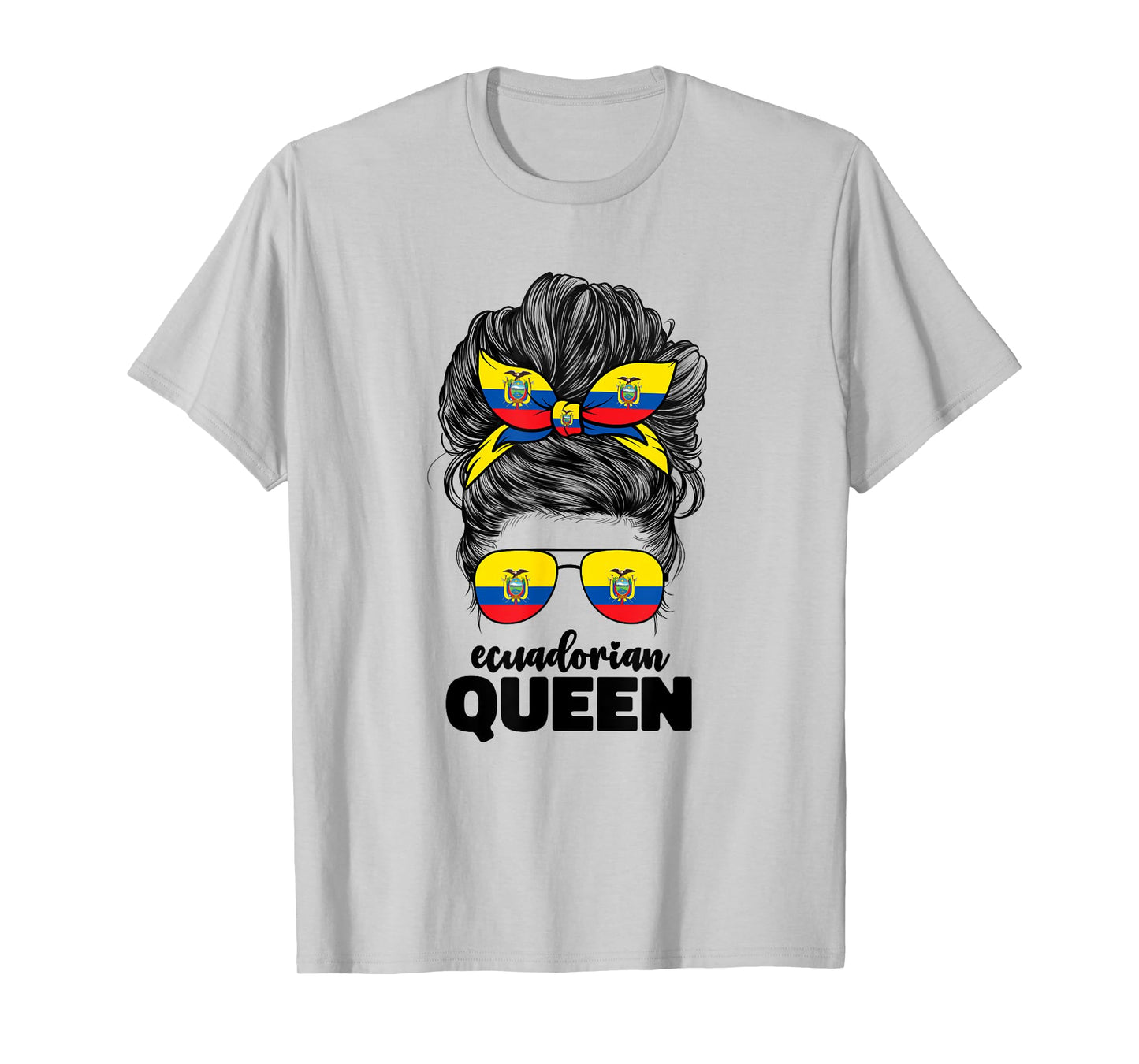 Ecuadorian Queen For Women Girls Ecuador Flag Ecuatoriana T-Shirt