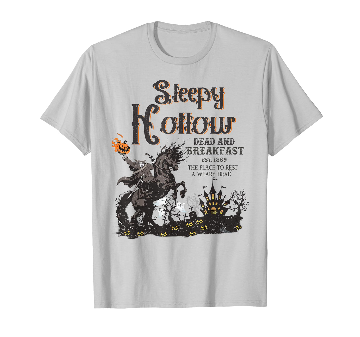 Retro Mind Your Head Sleepy Hollow Headless Spooky Halloween T-Shirt