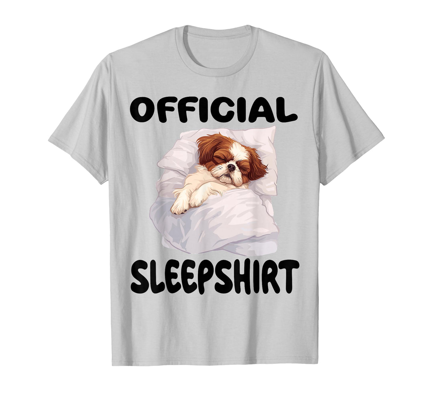 Shih Tzu Dog Official Sleepshirt Pajamas Nightgown T-Shirt for Men Women Kids