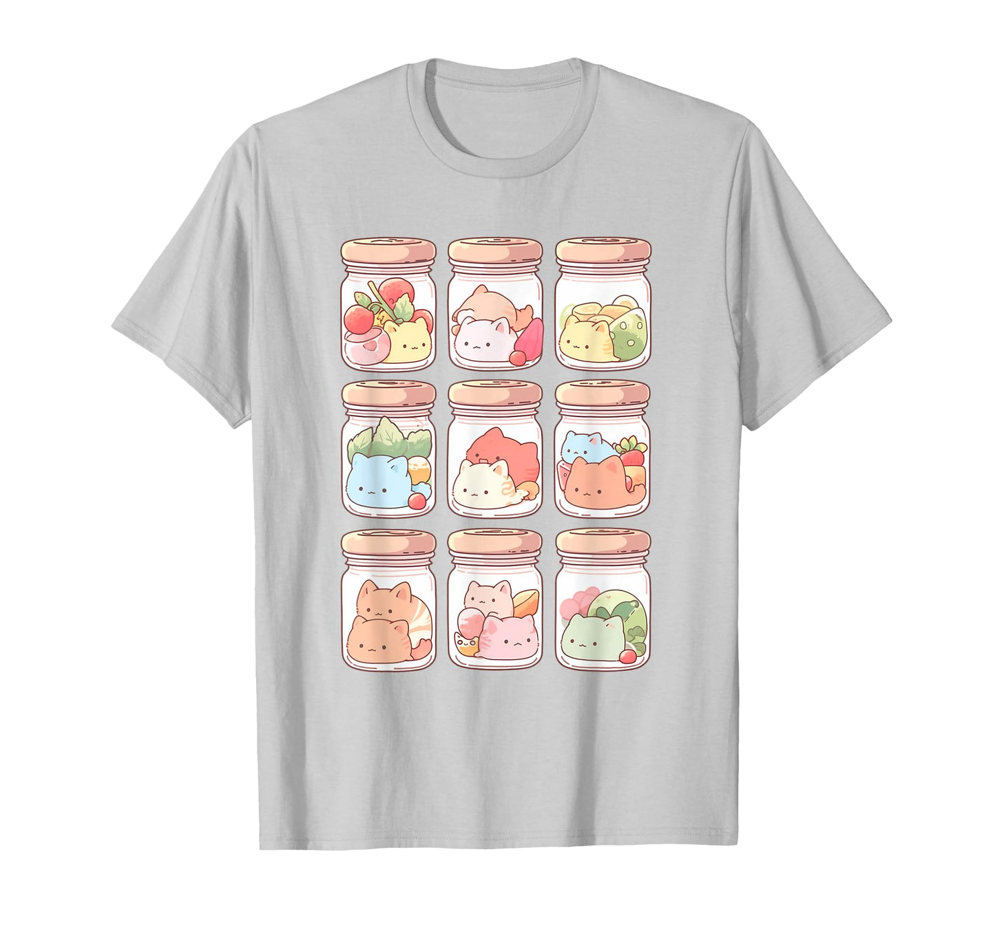 Kawaii Chibi Cats | Japanese Anime Manga Decora Aesthetic T-Shirt