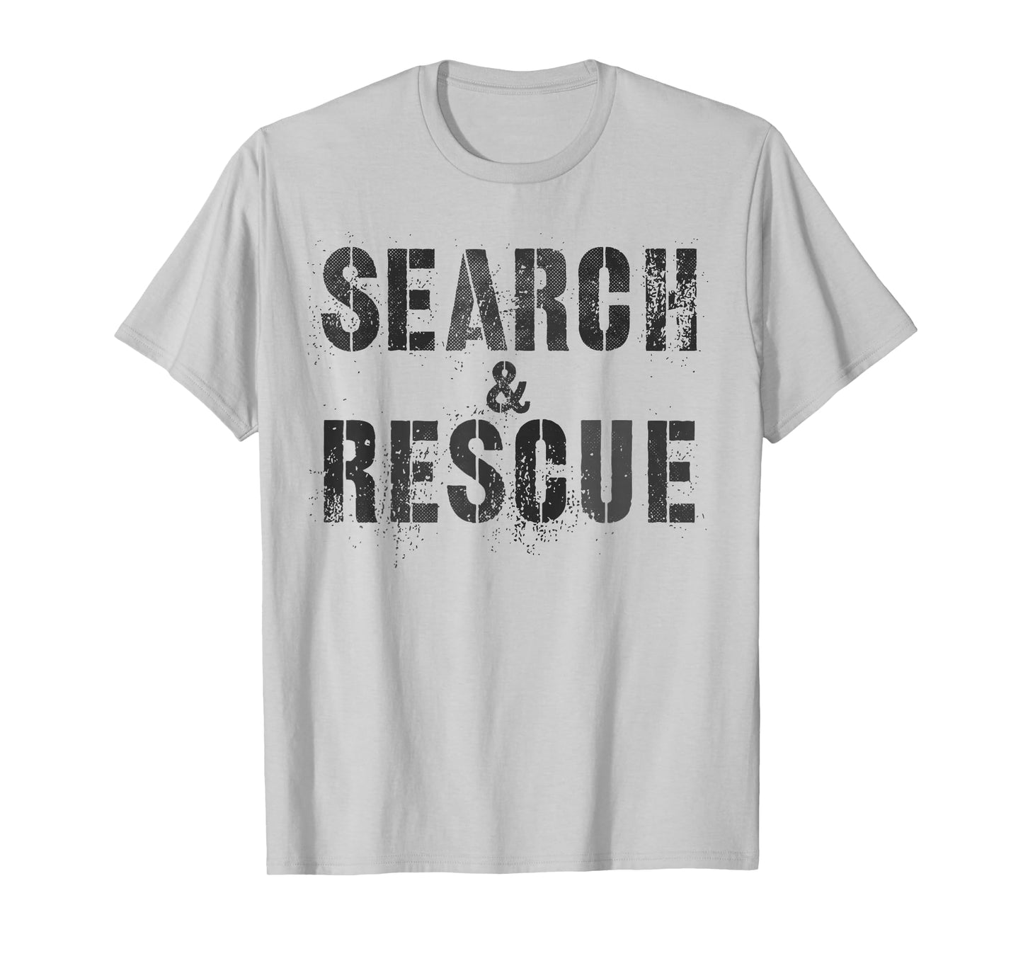 Vintage SEARCH & RESCUE S.A.R Dept Uniform SAR Bright Orange T-Shirt