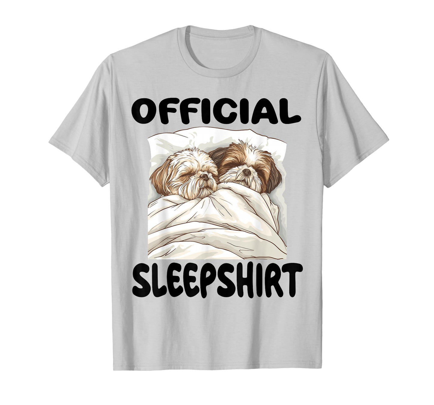 Shih Tzu Dog Official Sleepshirt Pajamas Nightgown T-Shirt
