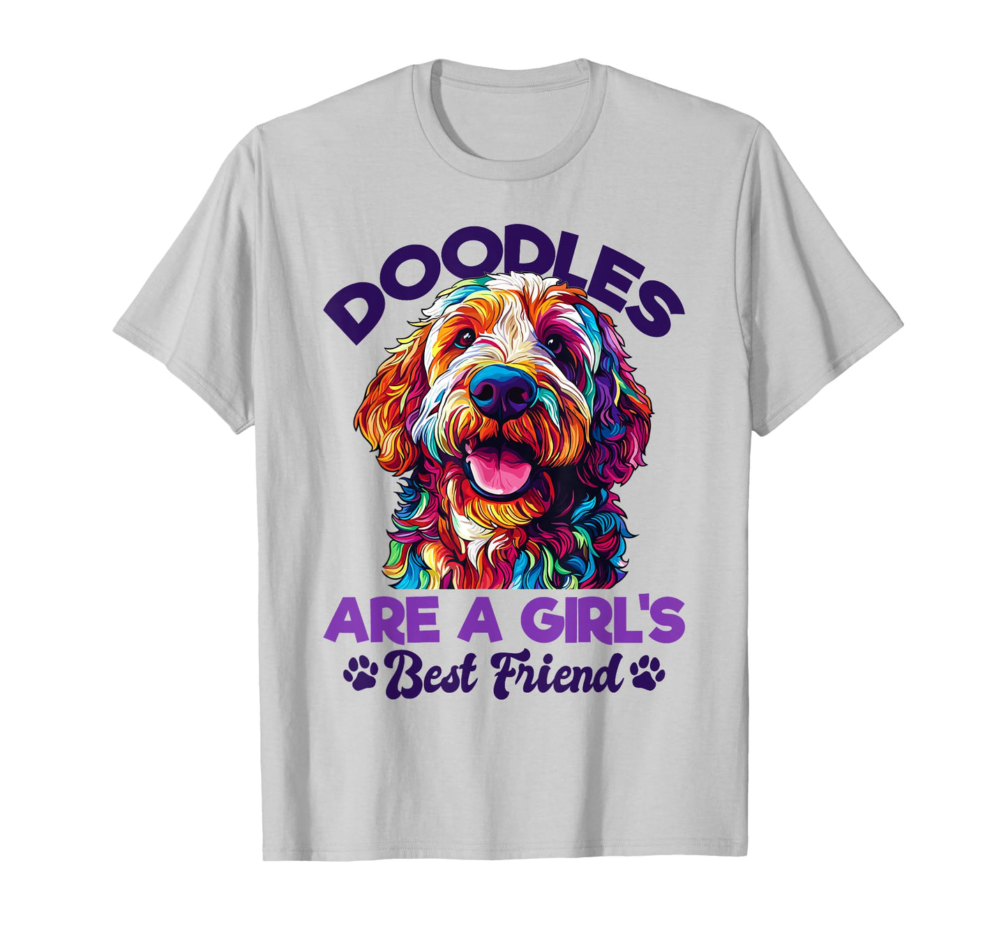 Goldendoodle Dog Breed Doodles Are A Girl's Best Friend T-Shirt