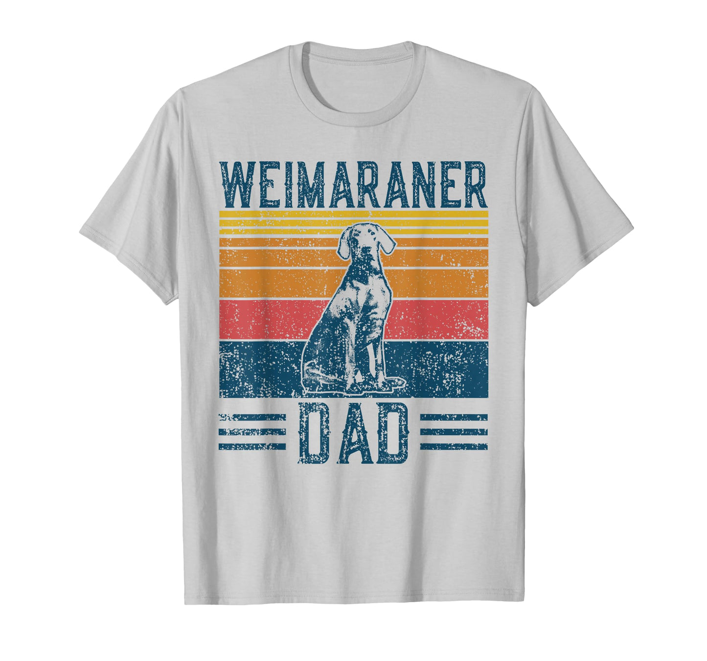 Dog Weimeraner Dad - Vintage Weimaraner Papa T-Shirt