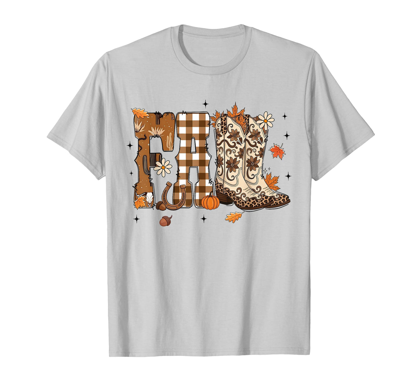 Howdy Fall Country Western Cowboy Boots Thanksgiving Autumn T-Shirt