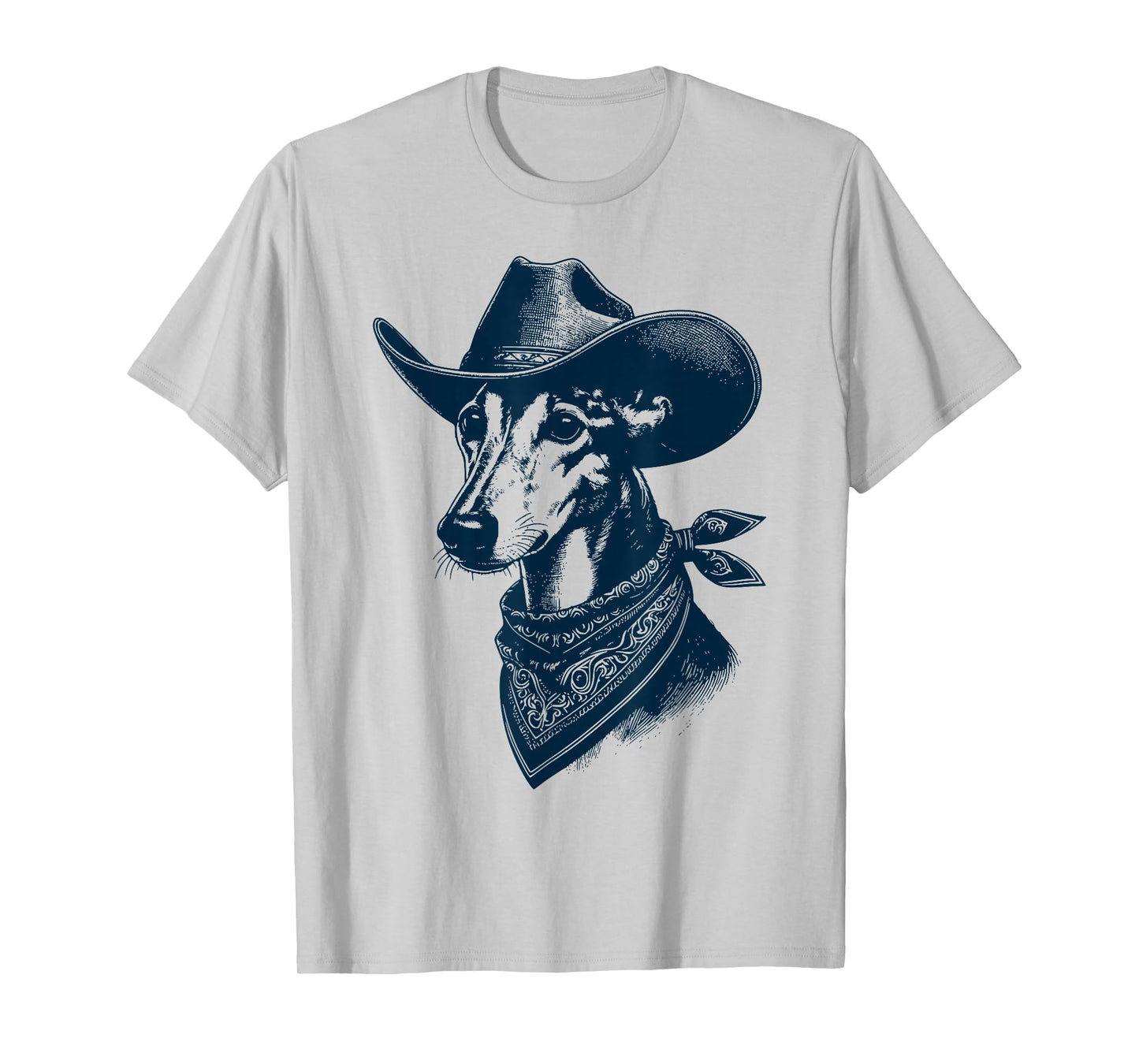 Howdy, Ready for Rodeo - Cowboy Greyhound T-Shirt