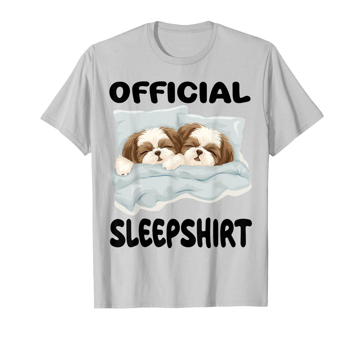 Shih Tzu Dog Official Sleepshirt Pajamas Nightgown T-Shirt