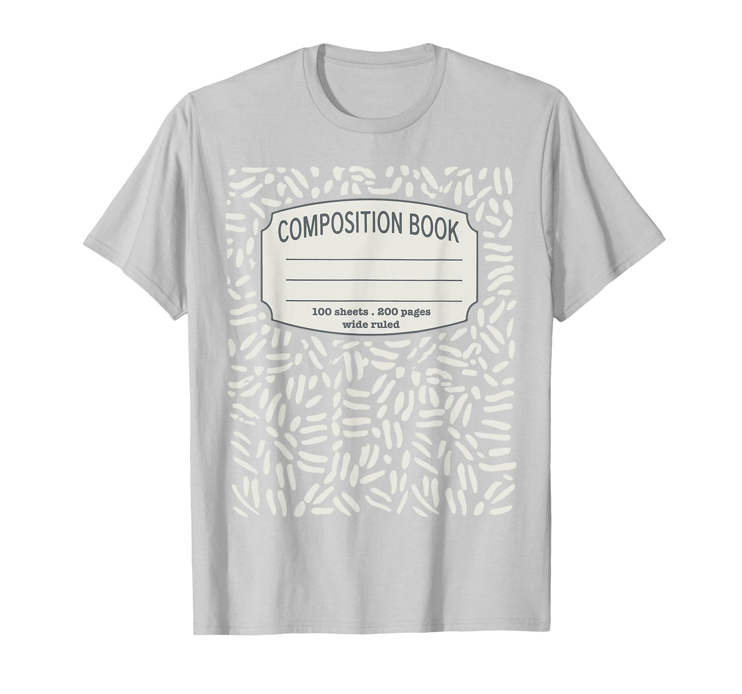 Composition Notebook Costume - Matching Group Halloween T-Shirt