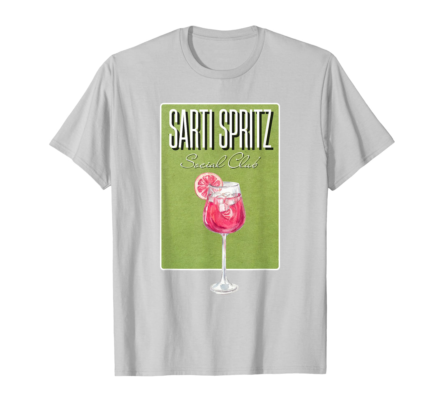 Sarti Spritz Social Club Team Pink Aperitif Summer Drink T-Shirt