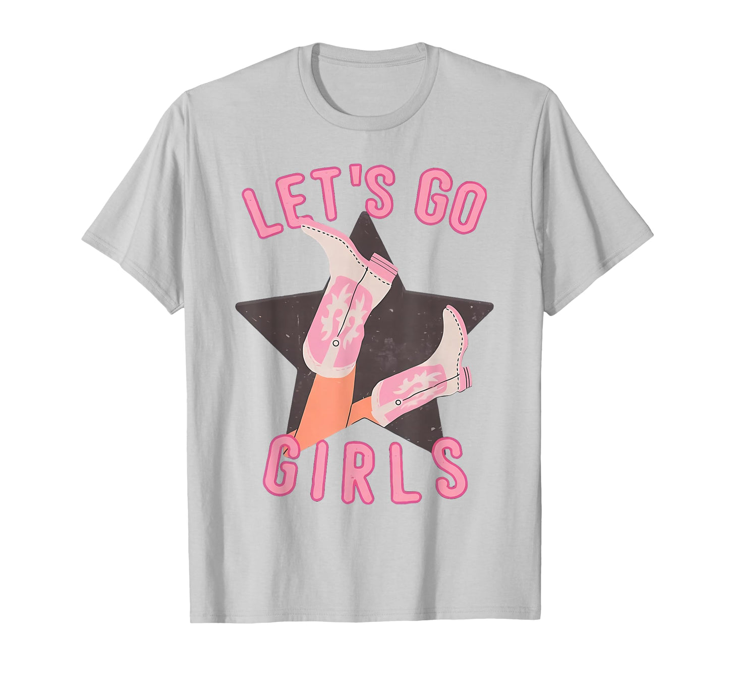 Western Cowgirls Let's Go Girls Country Western Rodeo Women T-Shirt