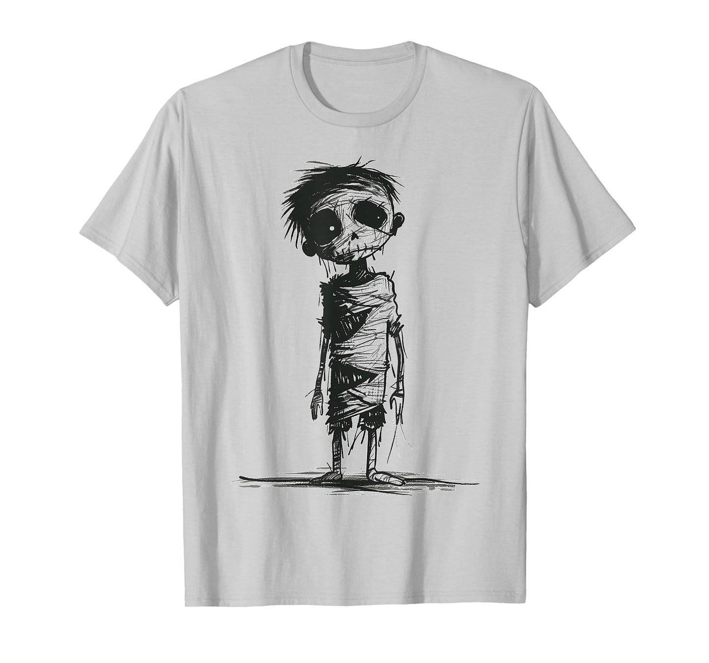 Zombie Costume Halloween Graphic Art Zombie T-Shirt
