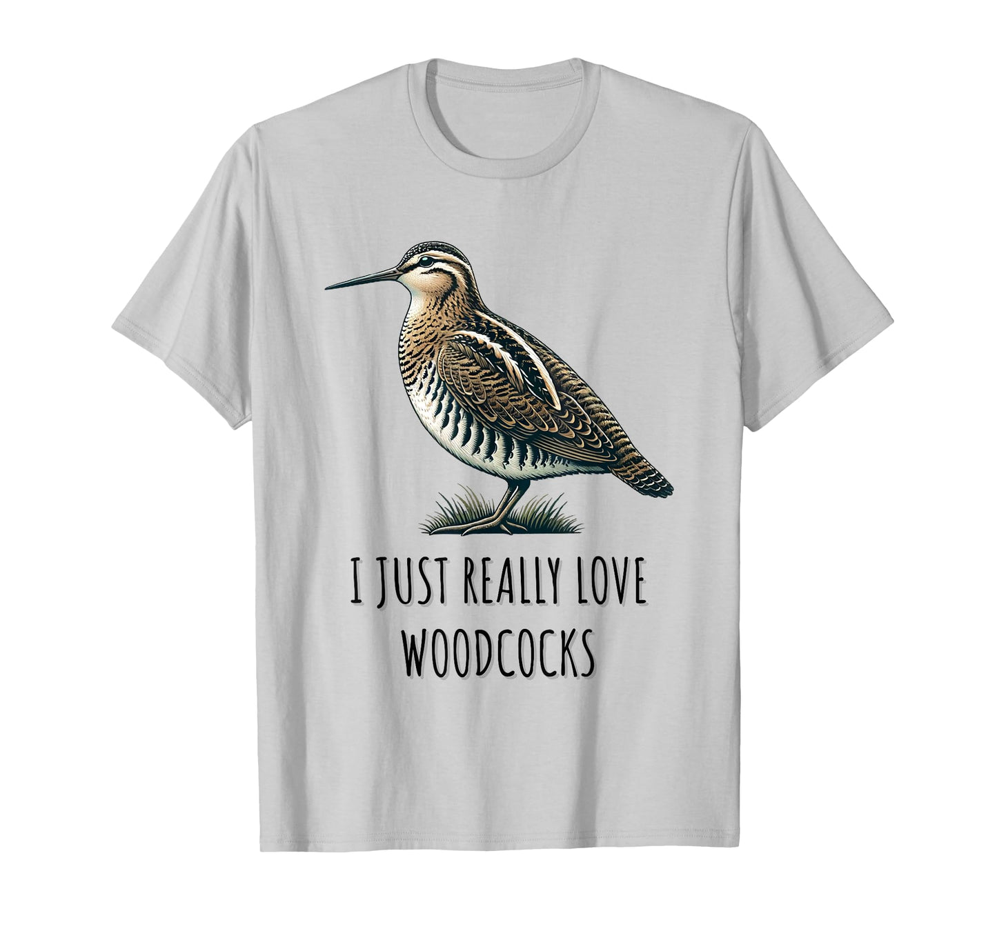 Woodcock Bird Vintage Illustration T-Shirt T-Shirt