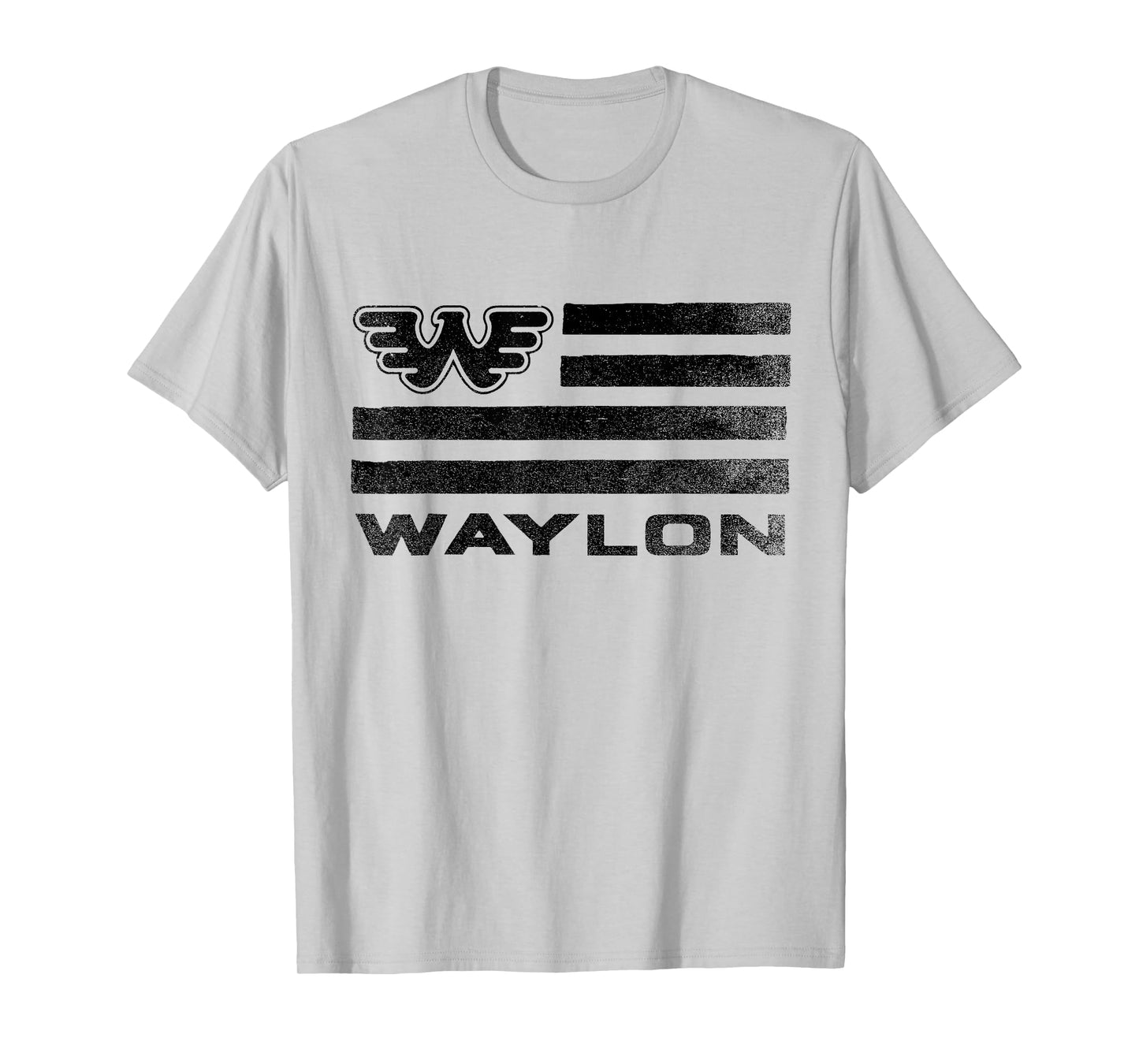Waylon Jennings - Official Merchandise - Flag T-Shirt