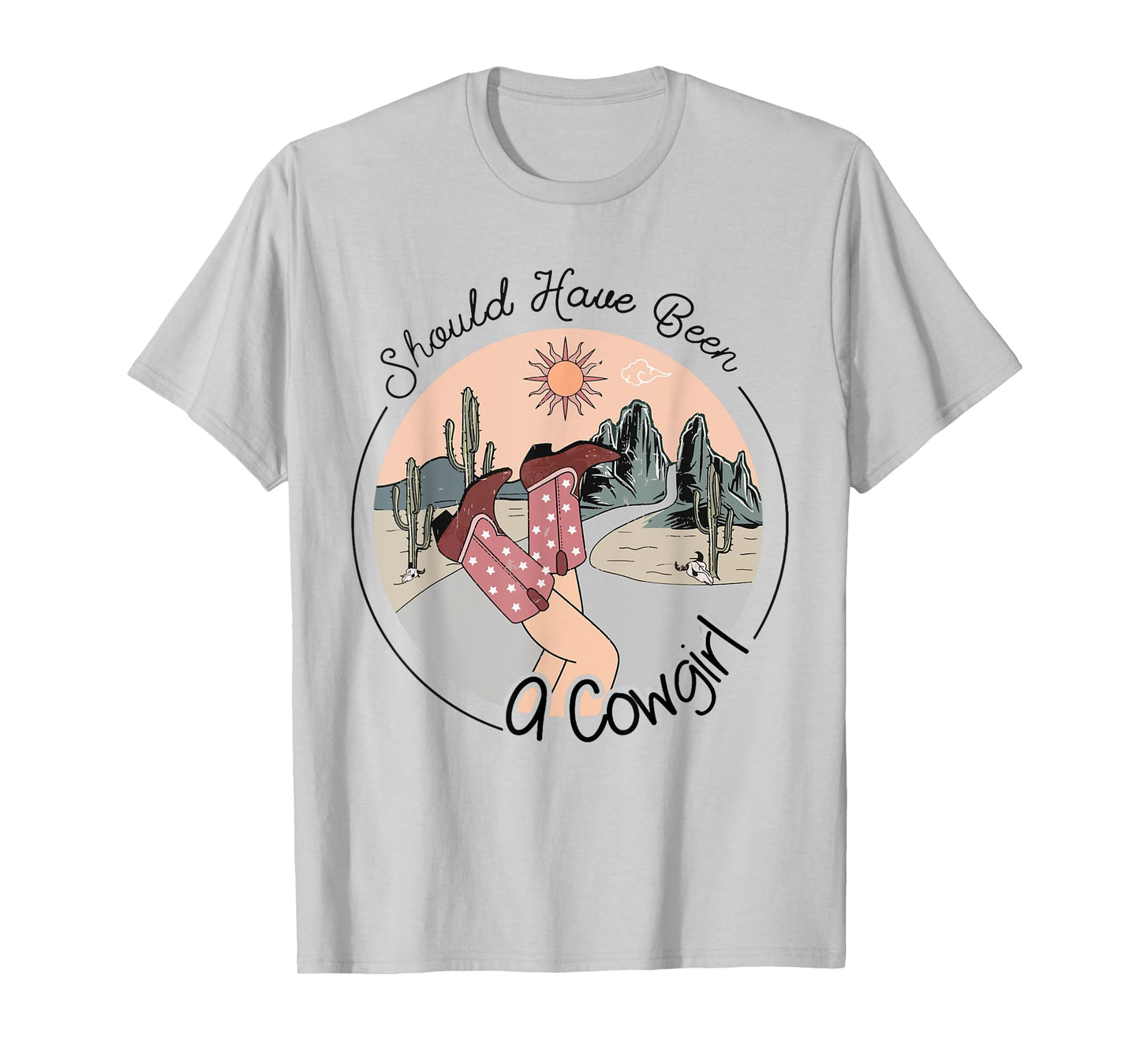 I Should Have Been A Cowboy Cowgirl Player Bull Riding T-Shirt