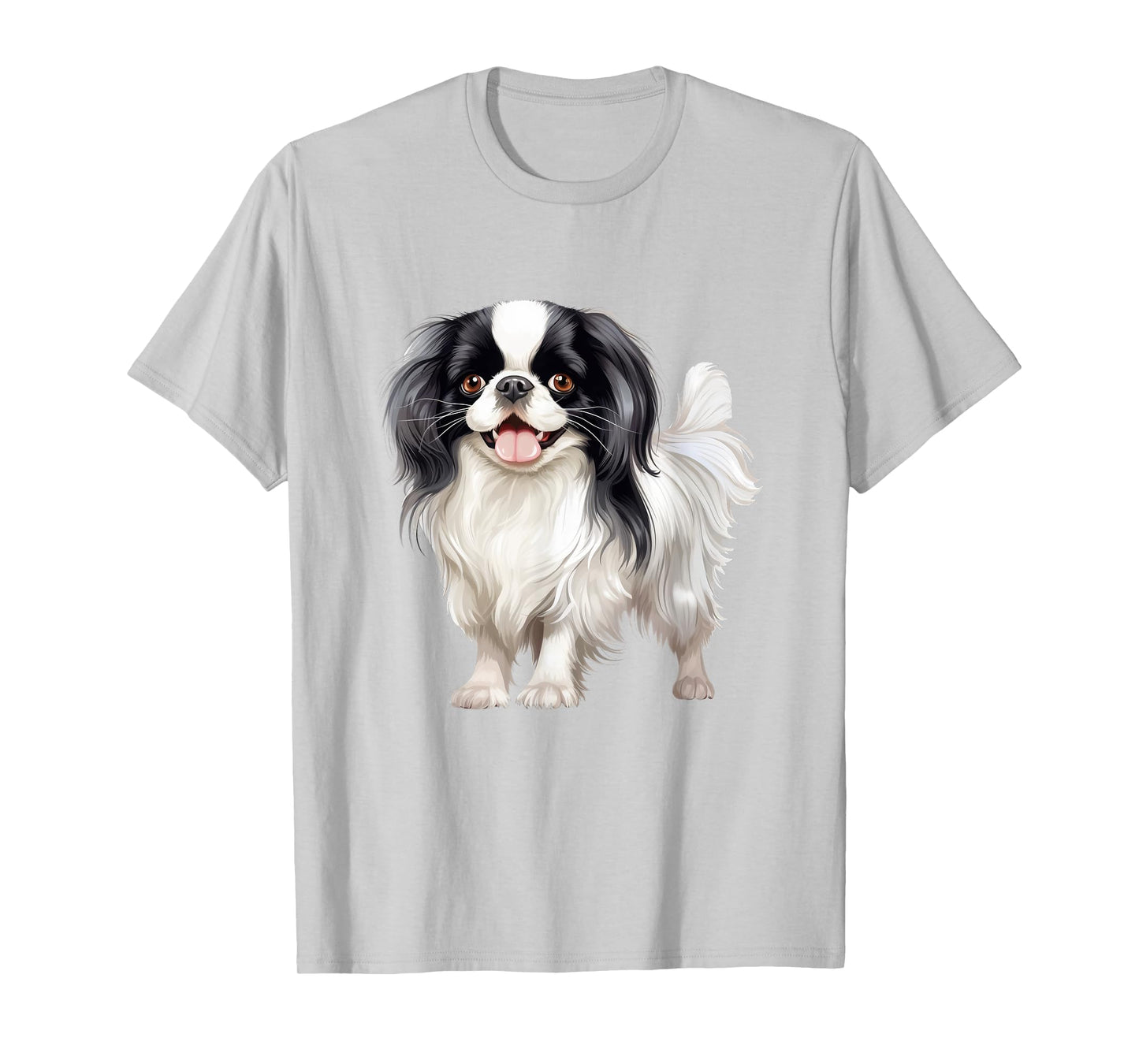 Cute Smiling Japanese Chin Dog Lover T-Shirt