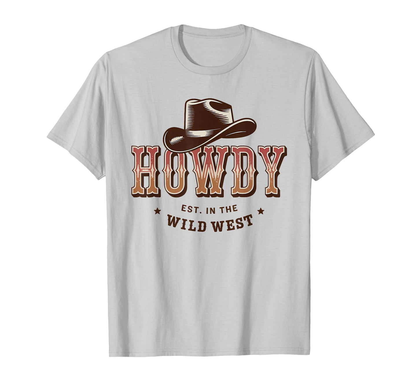 Cowboy Cowgirl Rodeo Hat Western Country Howdy T-Shirt