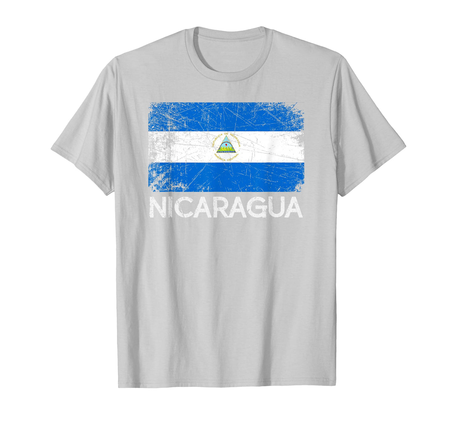Nicaraguan Flag T-Shirt | Vintage Made In Nicaragua Gift T-Shirt