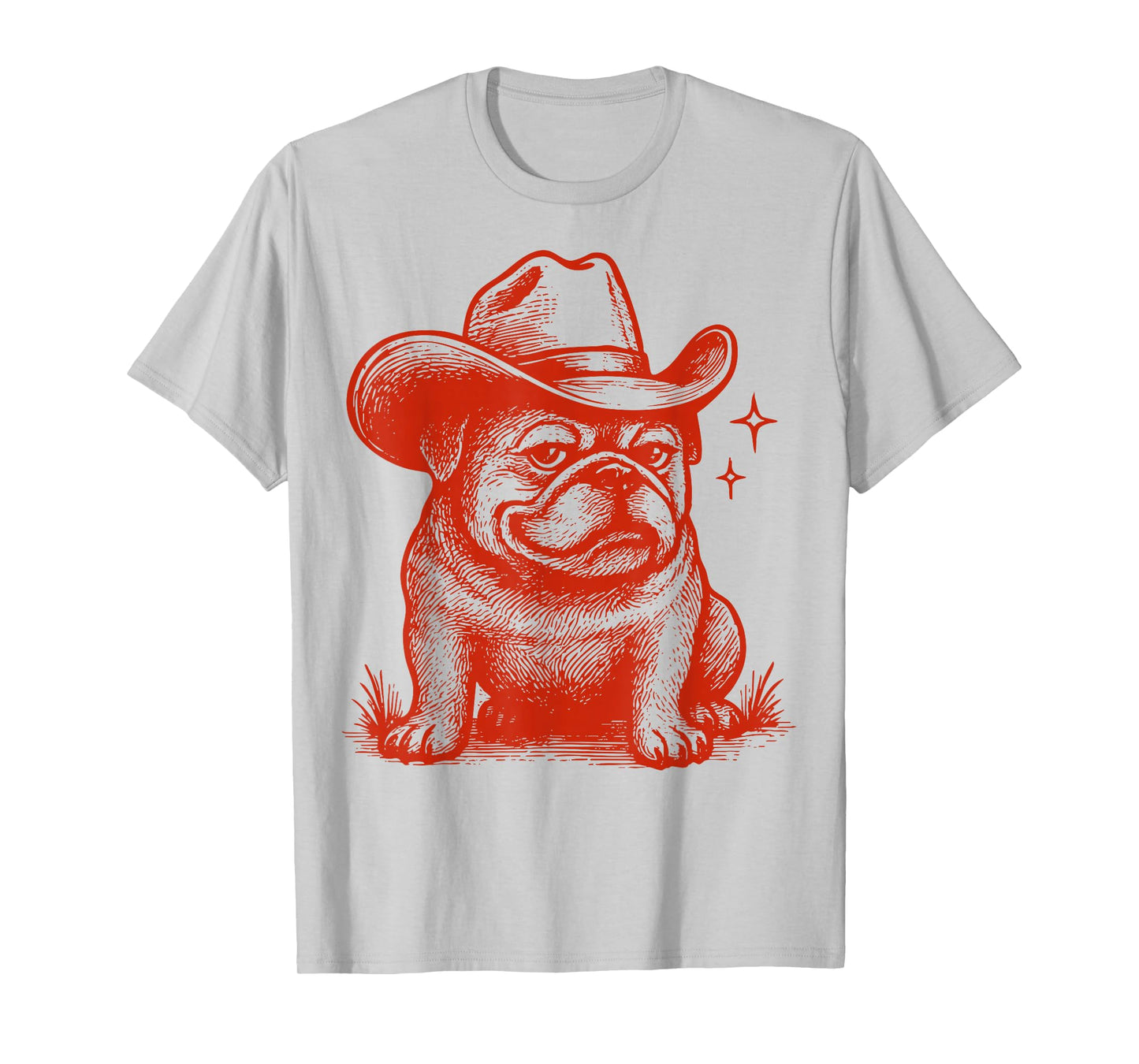 Retro Bulldog Personalized Name Gift for Men Women Kid T-Shirt