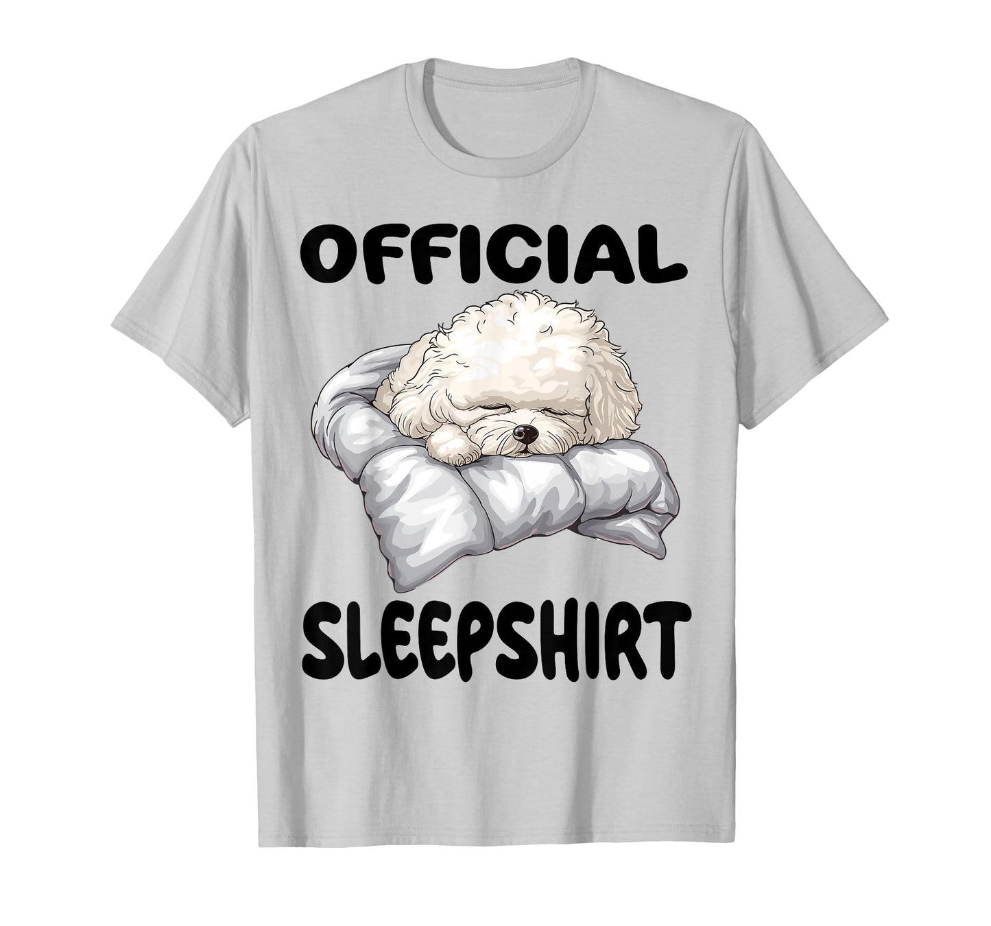 Bichon Frise Dog Official Sleepshirt Pajamas Nightgown T-Shirt