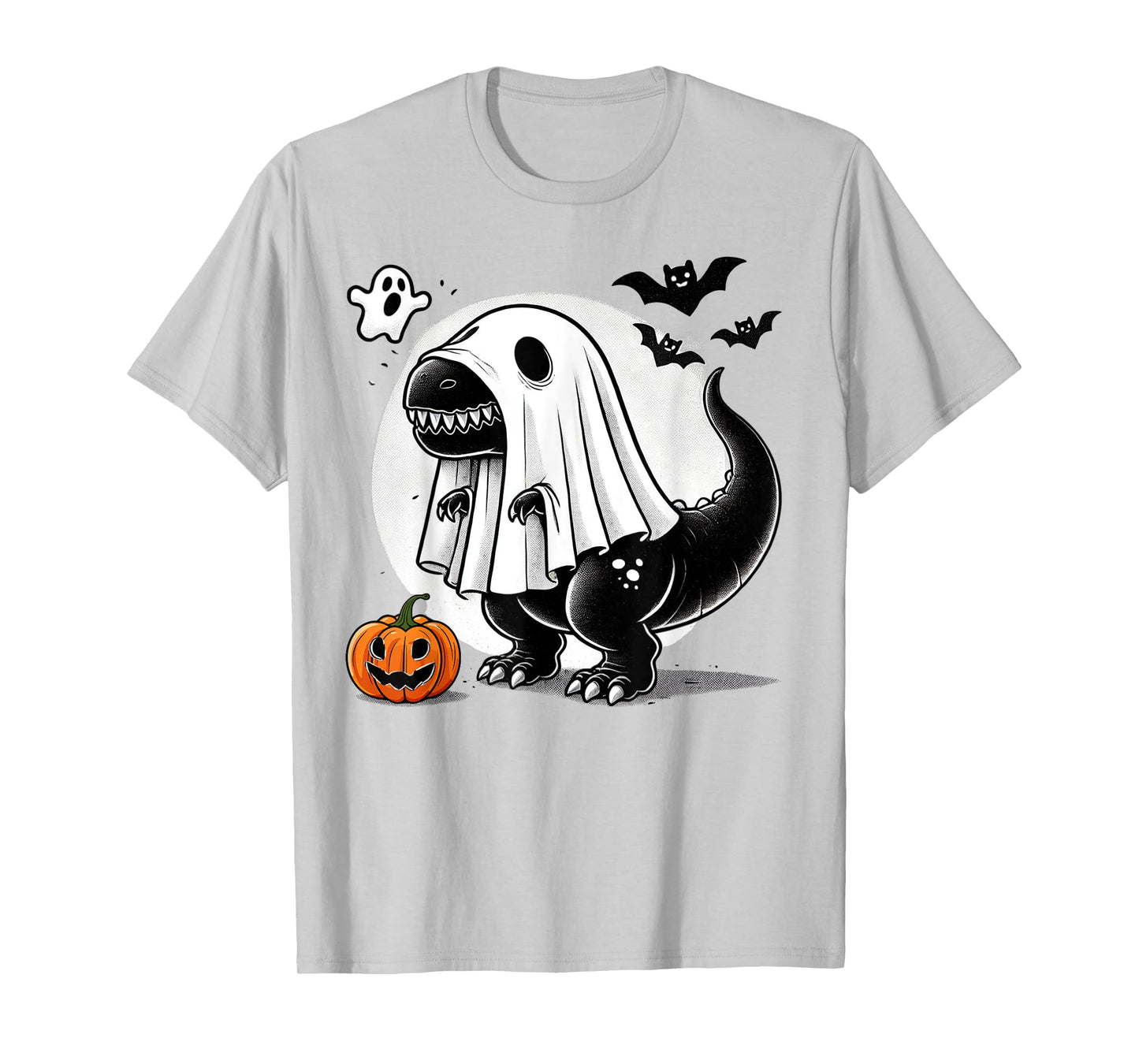 Funny T-Rex Ghost Dinosaur Halloween Costume Tyrannosaurus T-Shirt