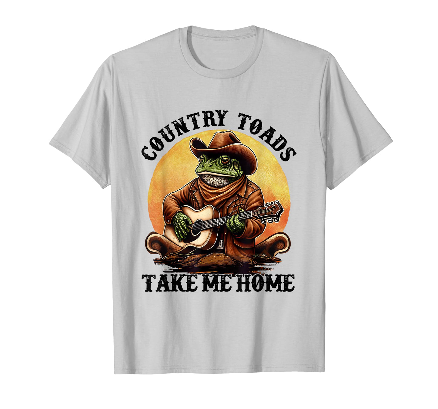 Country Toads Take Me Home Funny Country Music Toad T-Shirt