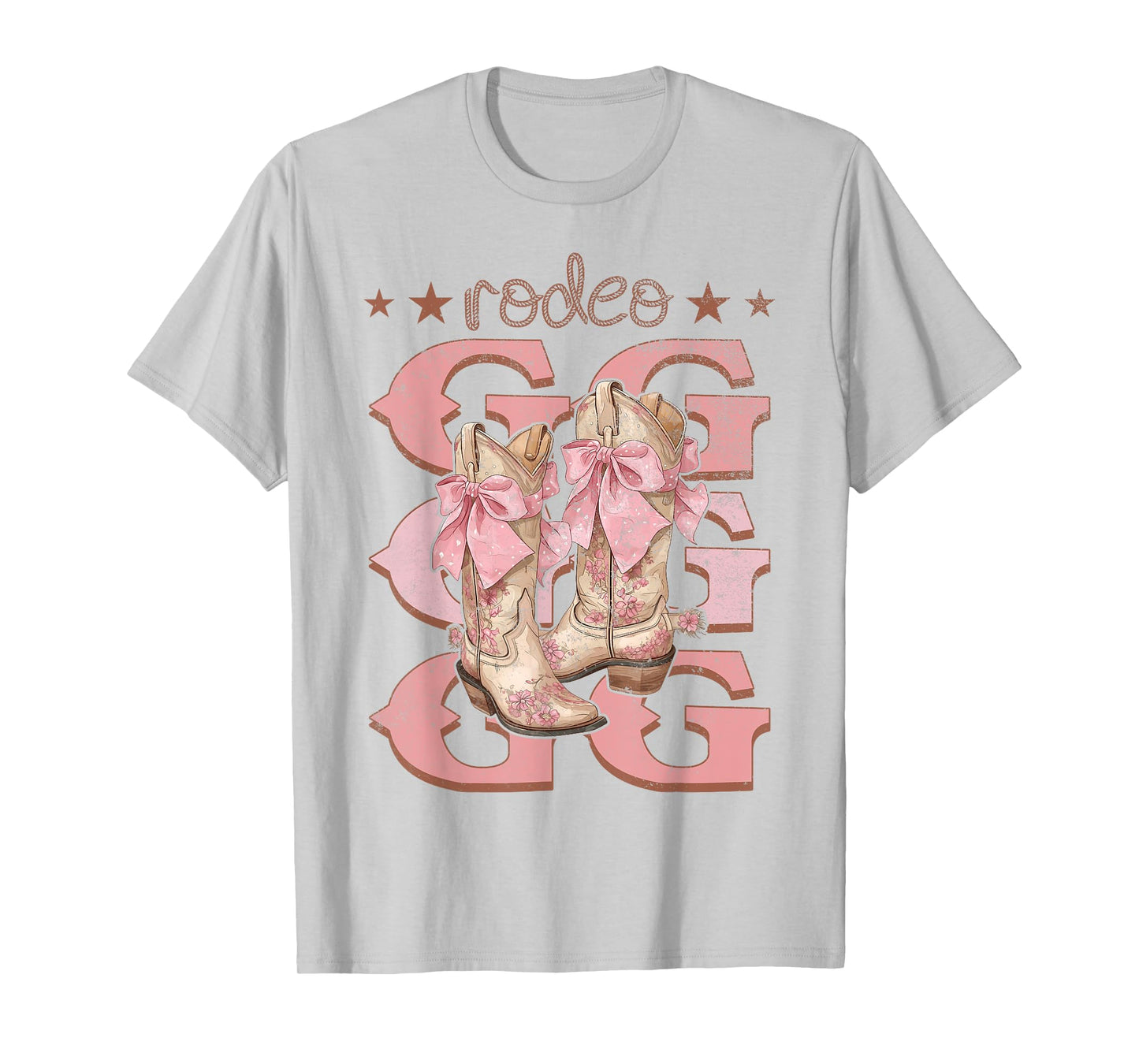 Rodeo GG Pink Boots Coquette Cow-Girl Birthday Party T-Shirt