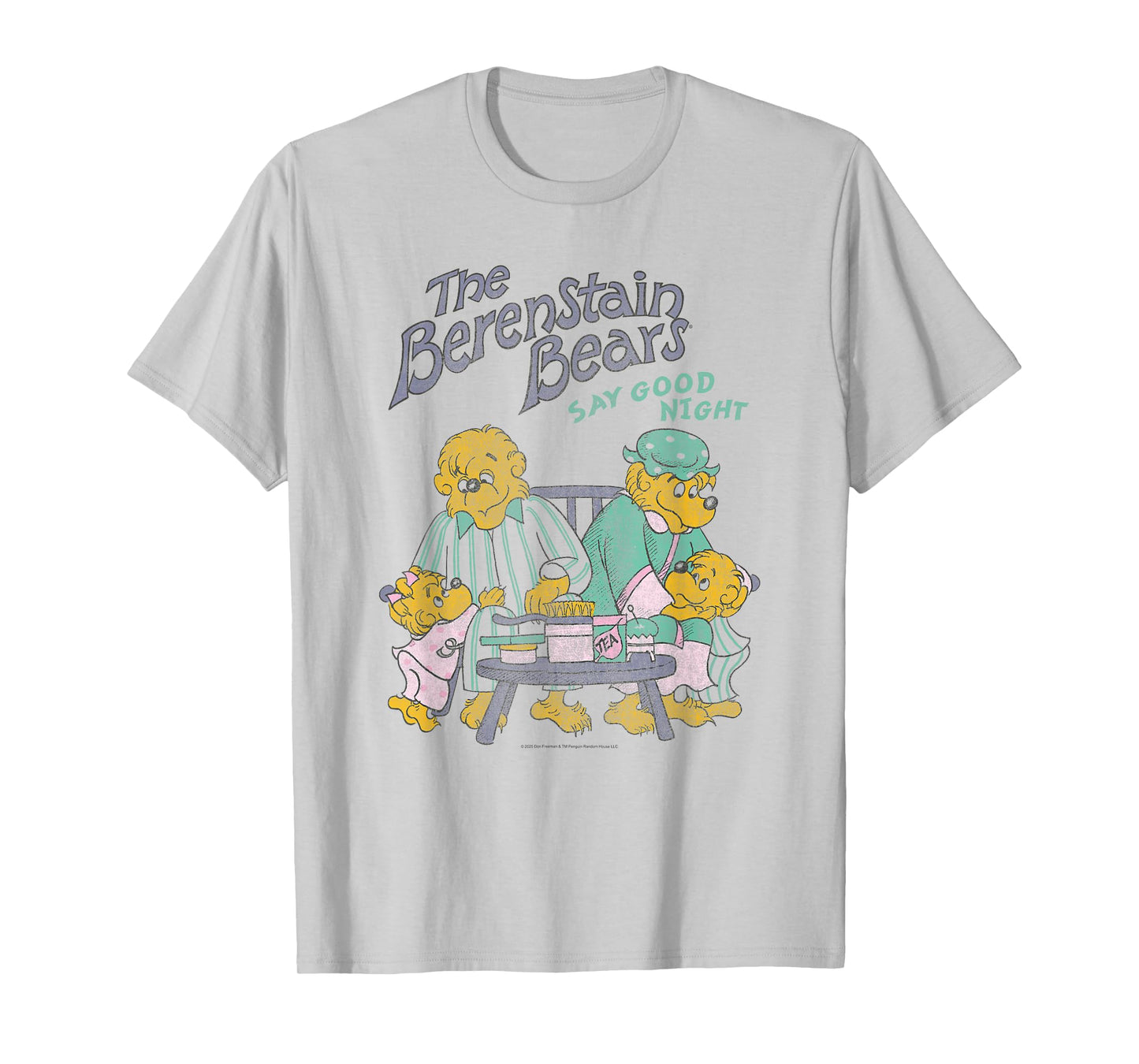 The Berenstain Bears Say Good Night Family Vintage Book T-Shirt