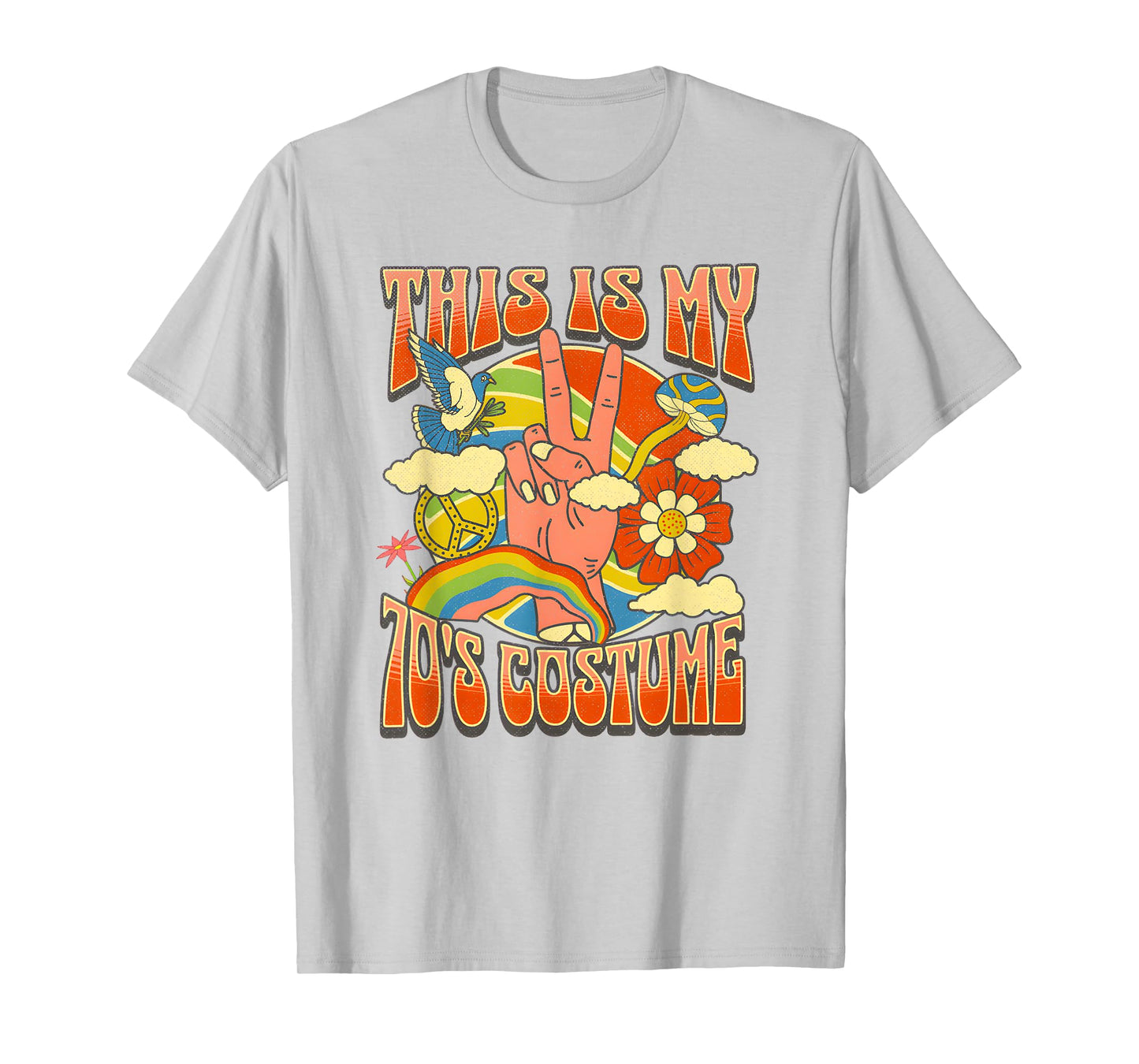 This Is My 70s Costume 70 Styles Groovy 70's Halloween 1970s T-Shirt